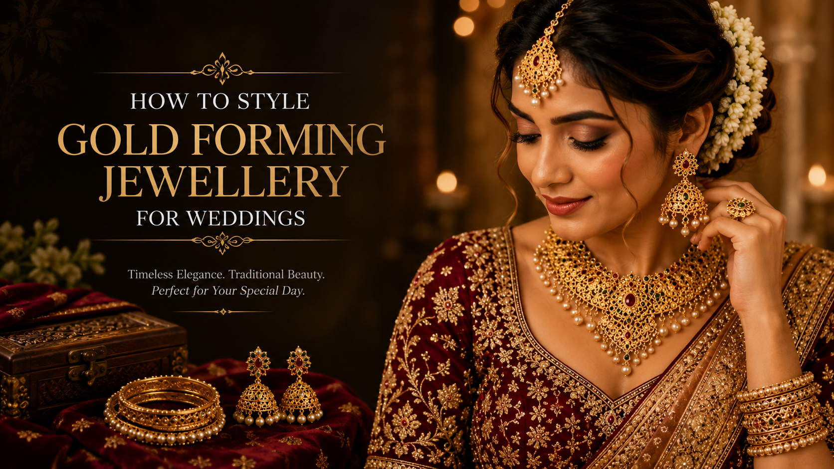 How to Style Gold Forming Jewellery for Weddings
