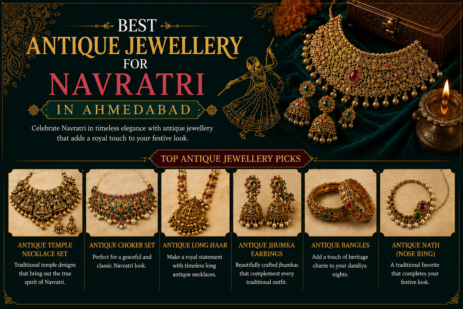 Best Antique Jewellery for Navratri in Ahmedabad