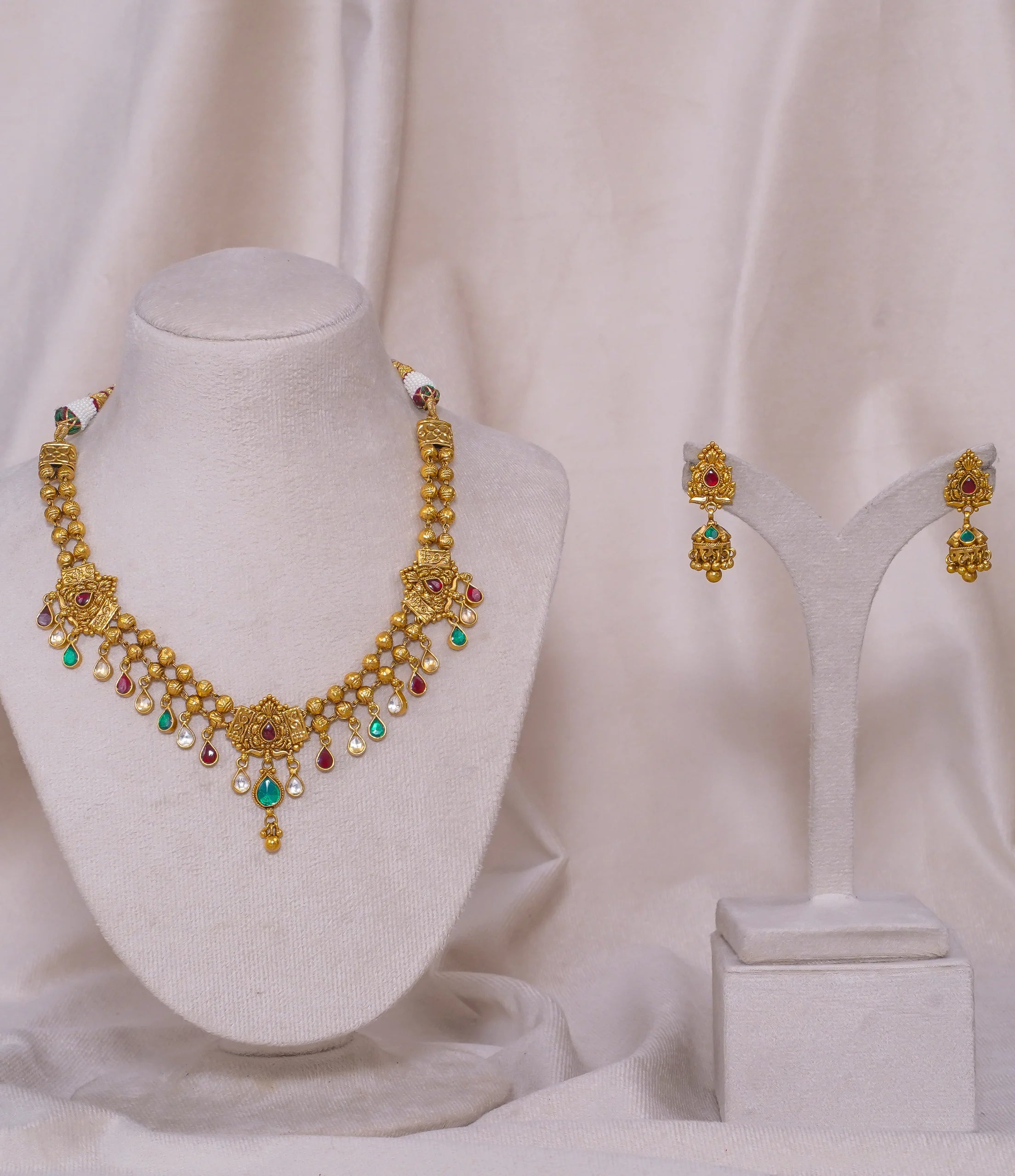 Antique  Mohanmala Necklace (AN-NK-08-M)