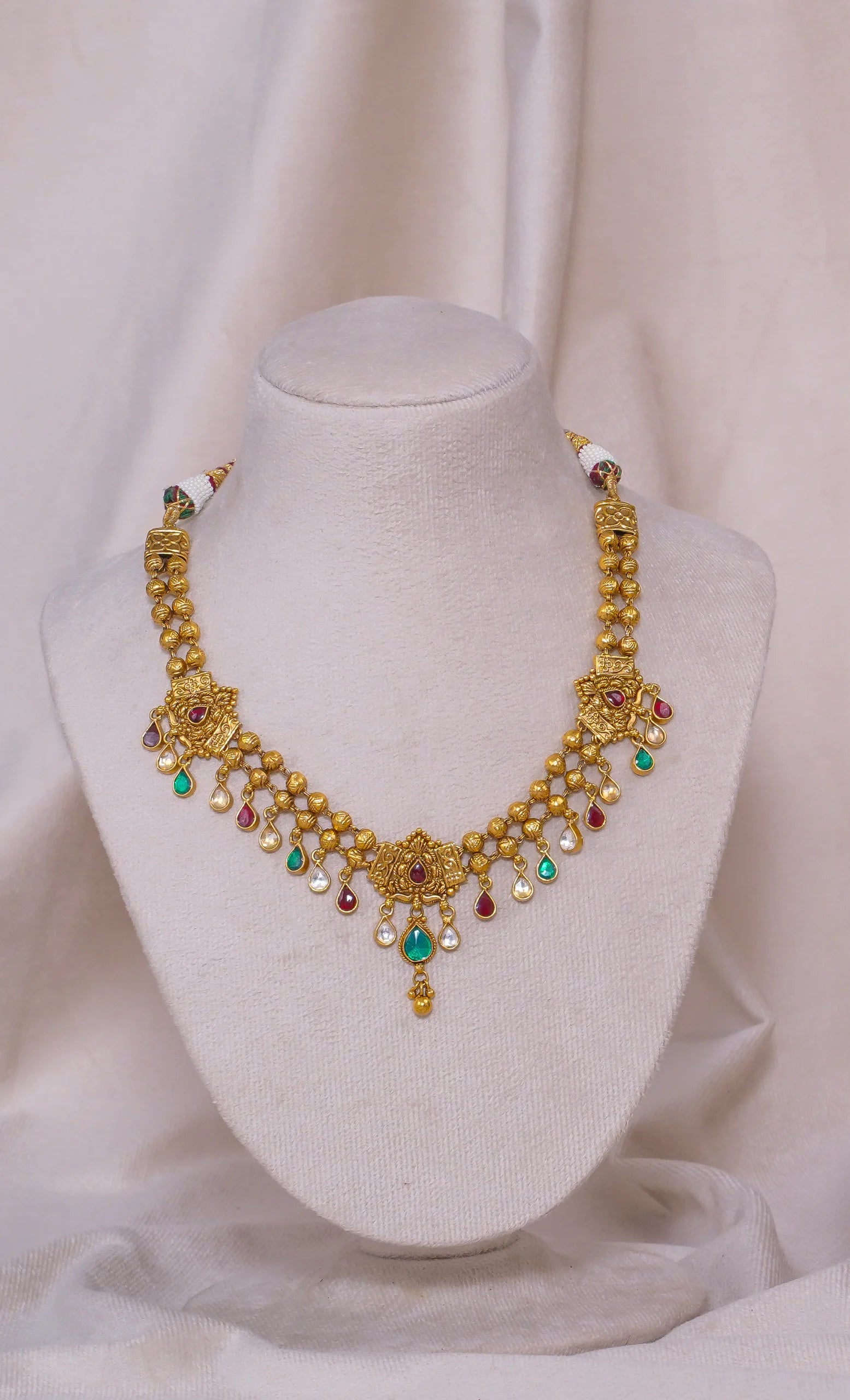 Antique  Mohanmala Necklace (AN-NK-08-M)