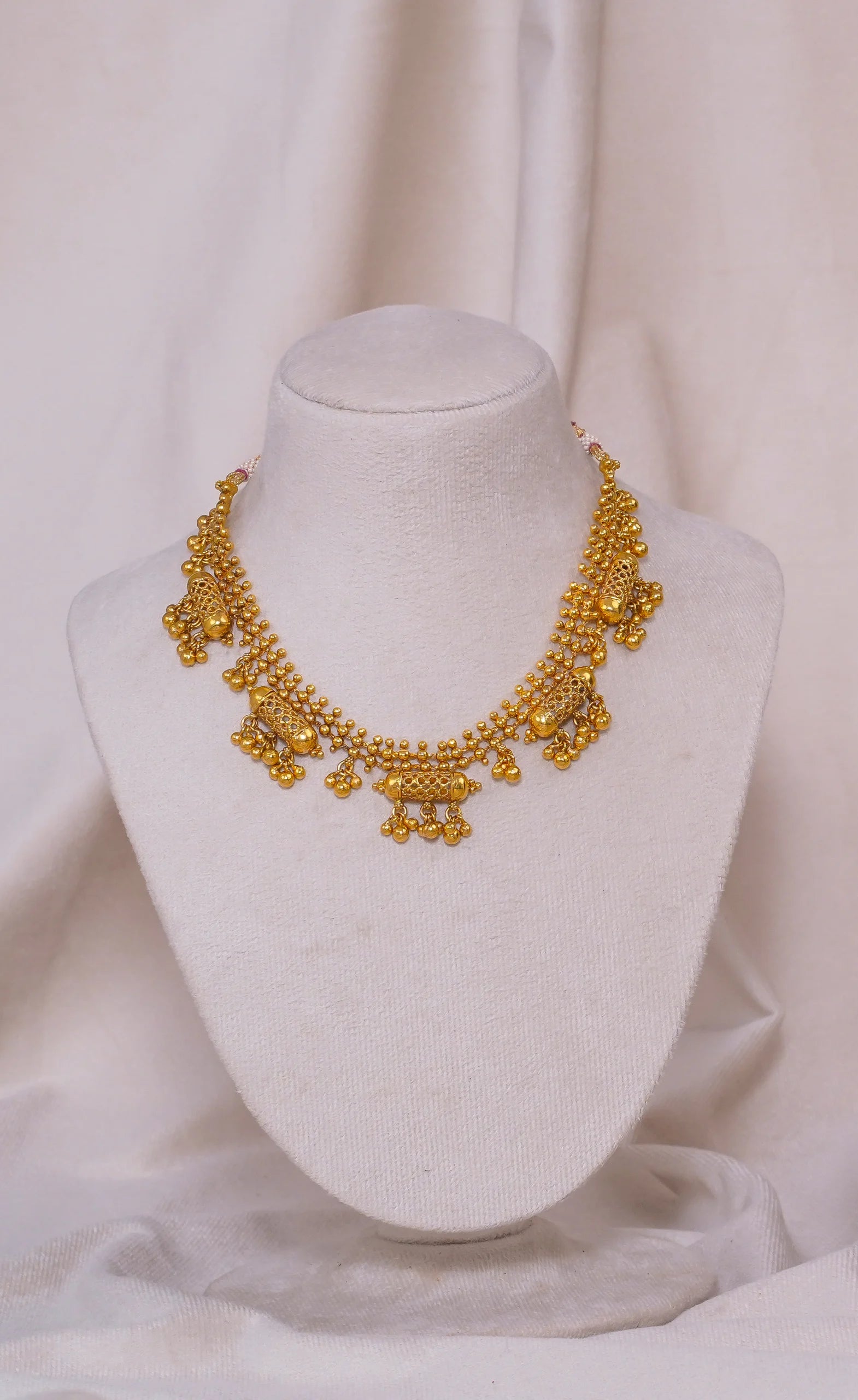 Antique Five Doodi Necklace (AN-NK-11-G)