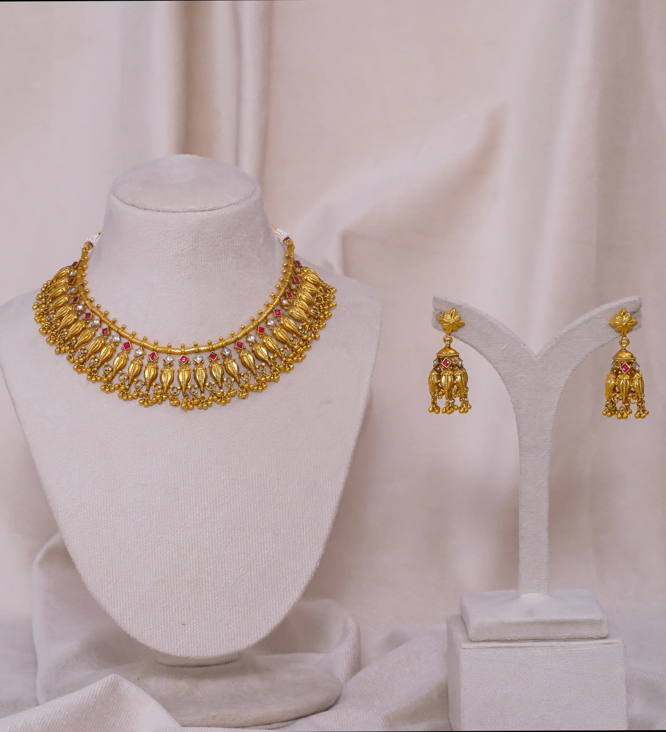Antique Jowari Necklace (AN-NK-13-G)