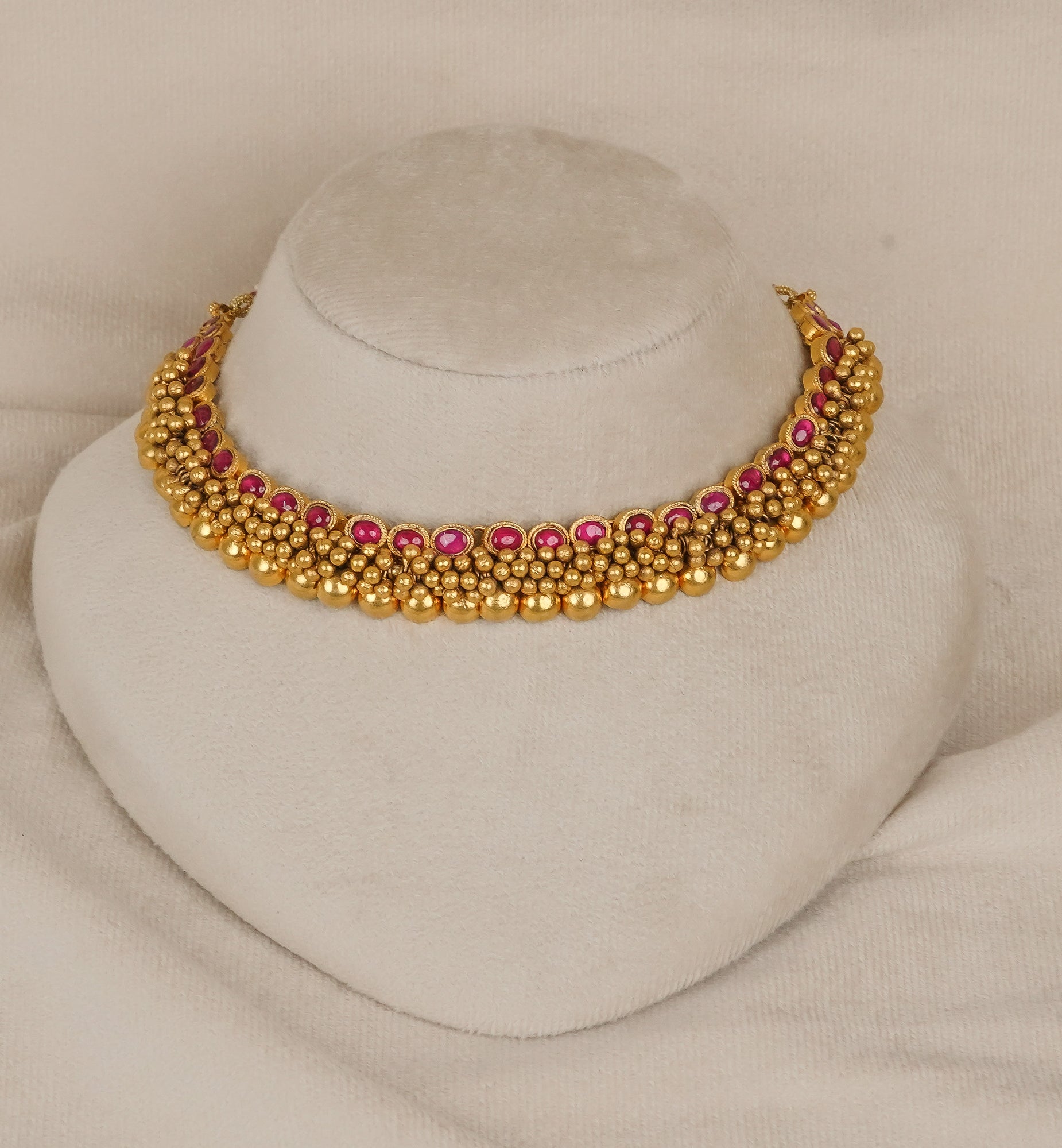 Antique Googri Necklace (AN-NK-21-R)