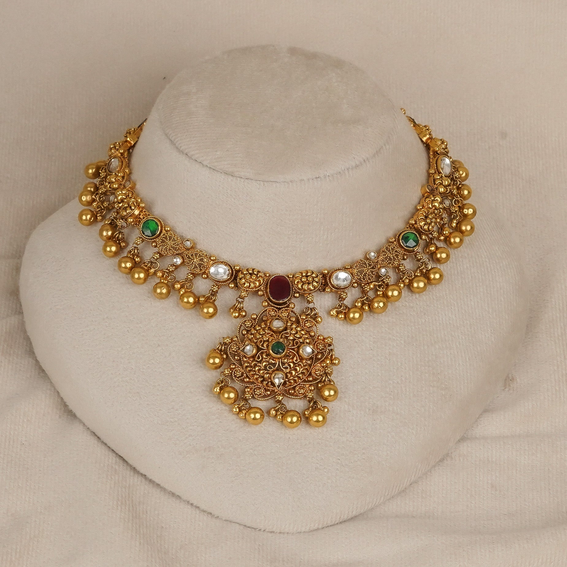 Antique Round Necklace (AN-NK-27-M)