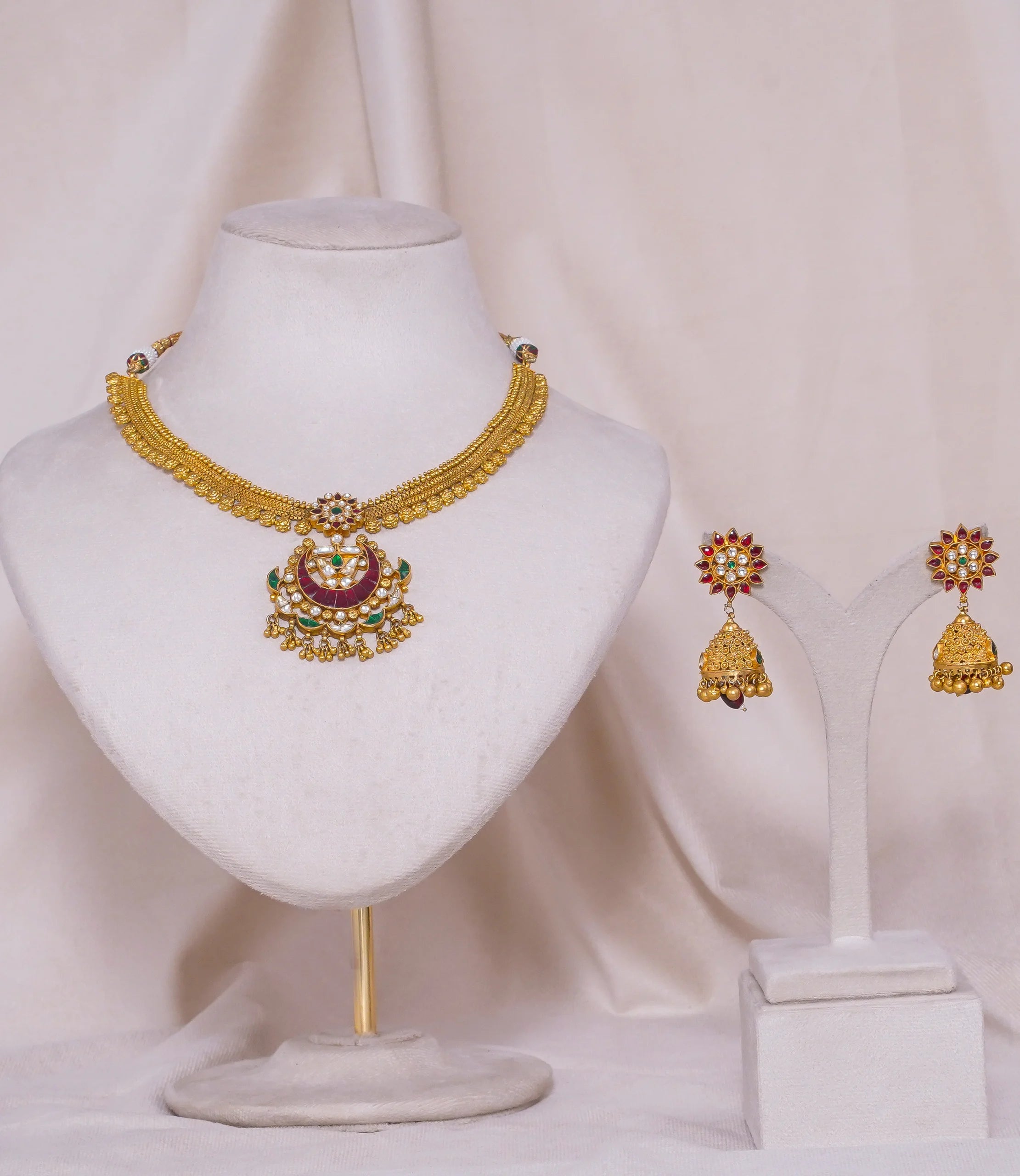 Antique Gulab Necklace (AN-NK-37-M)