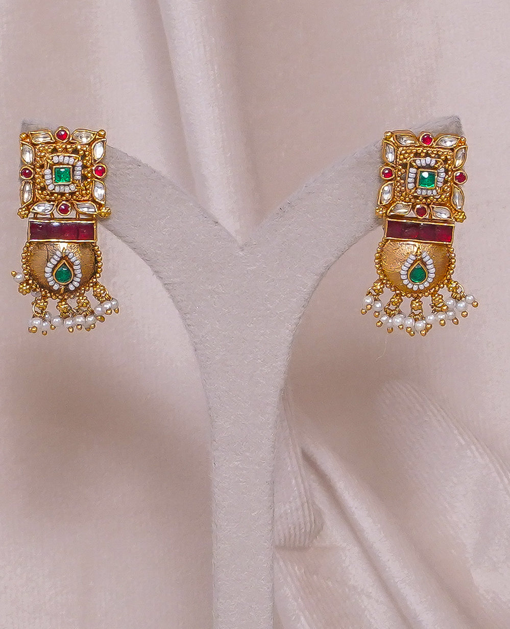 Antique Moti Necklace (AN-NK-43-M)
