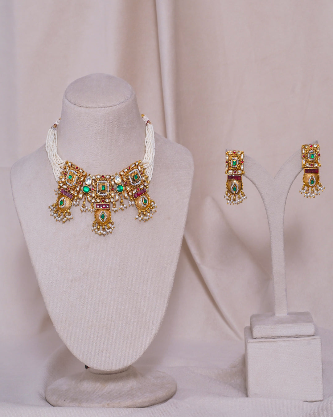 Antique Moti Necklace (AN-NK-43-M)