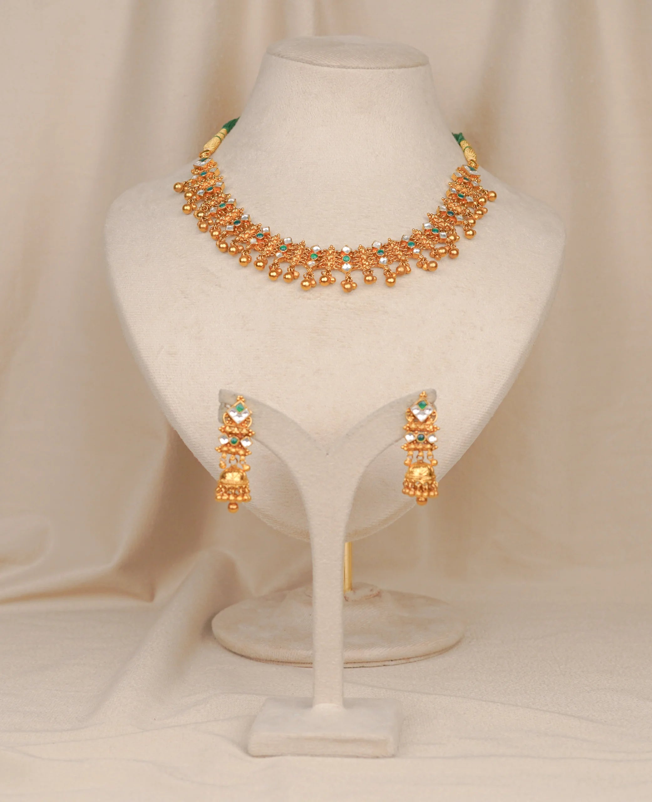 Antique Triangle Necklace (AN-NK-62)