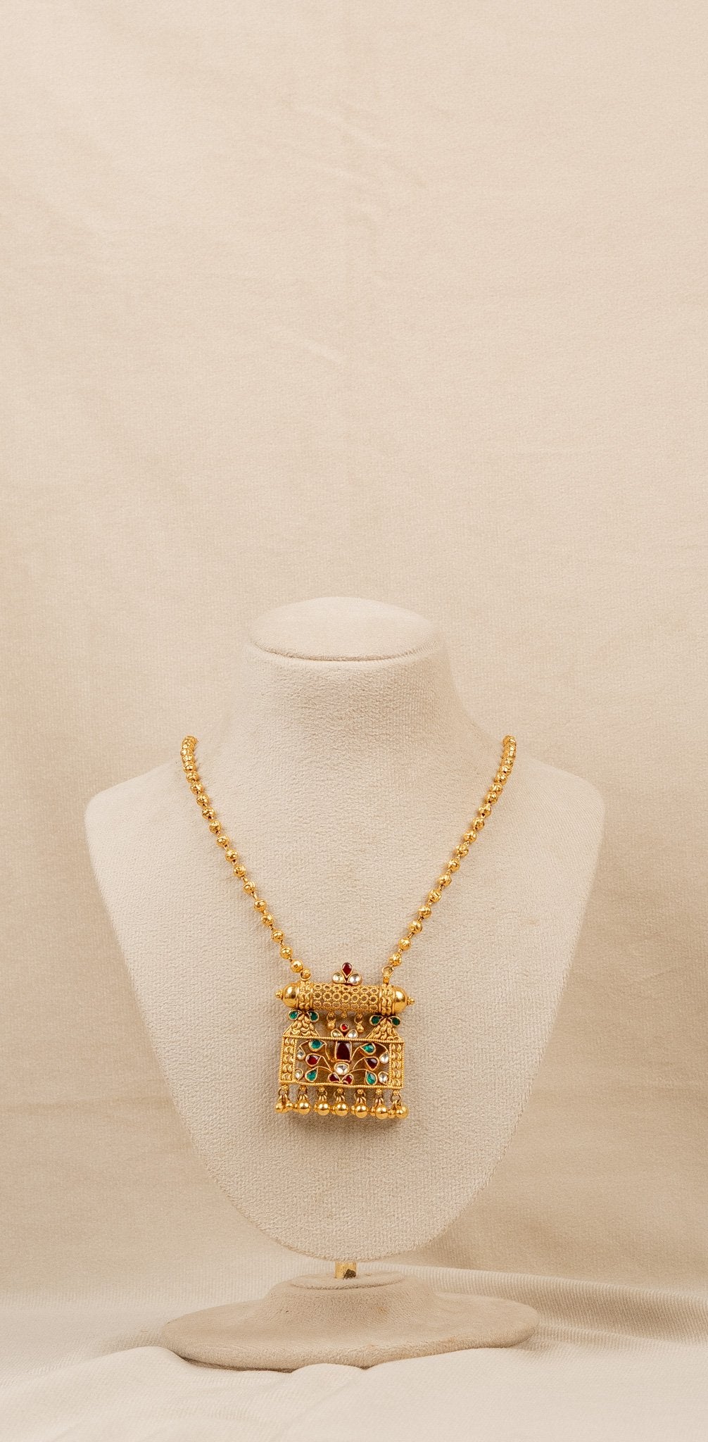 Antique Kundan Pendant Set (AN-PD-37)