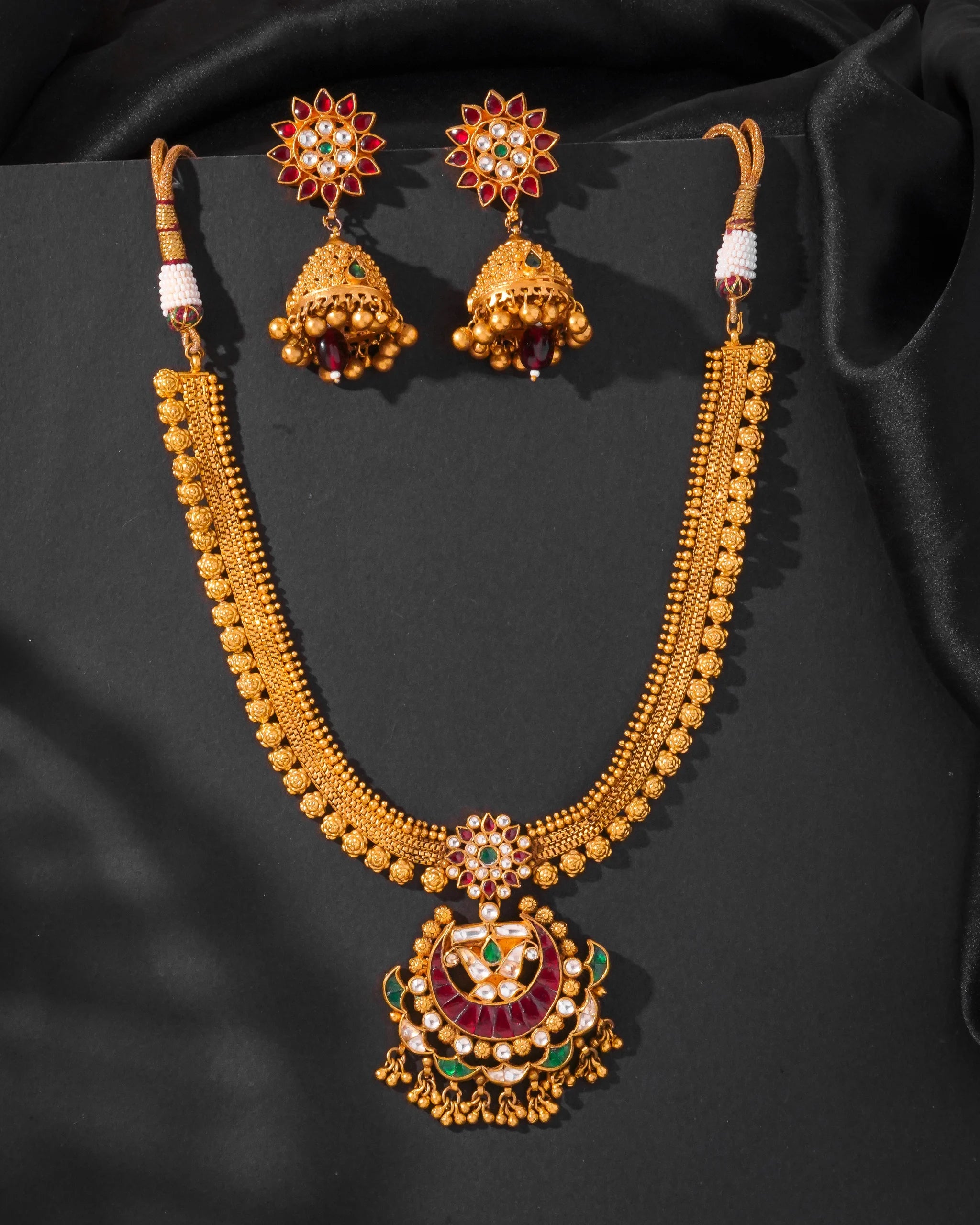 Antique Gulab Necklace (AN-NK-37-M)