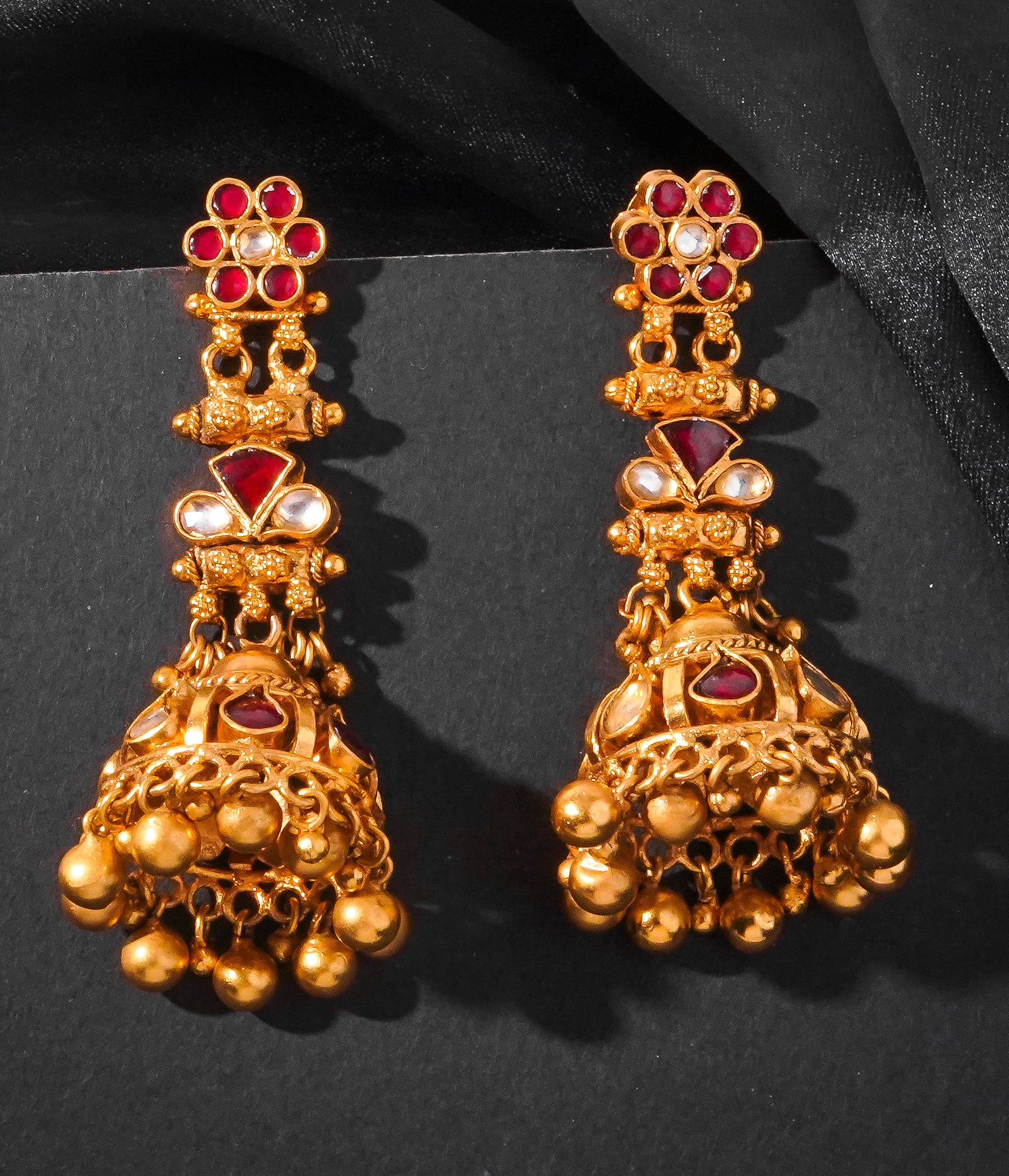 Antique Flower Necklace (AN-NK-26-R)