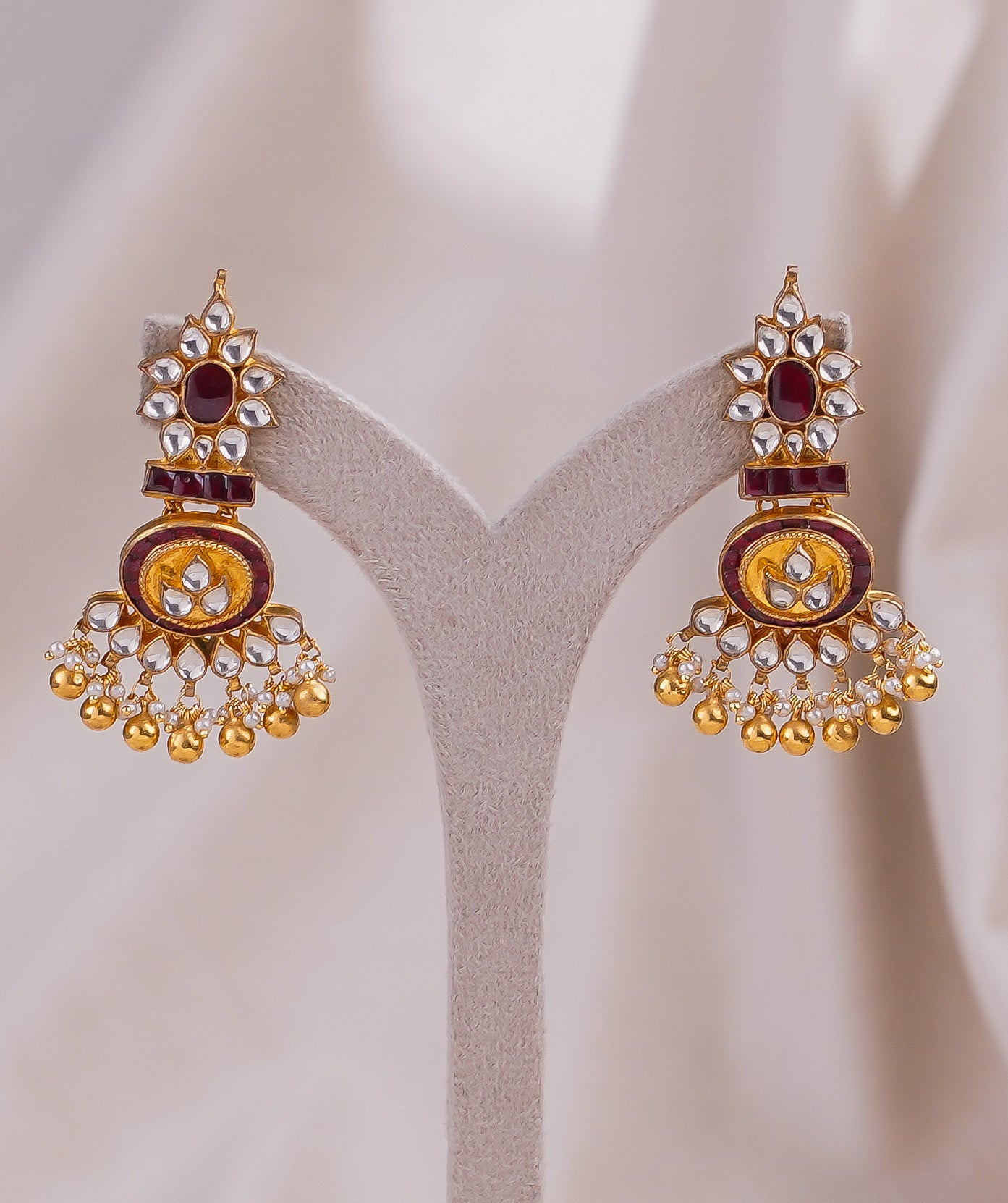 Jadtar Earrings (JA-ER-02-RE)