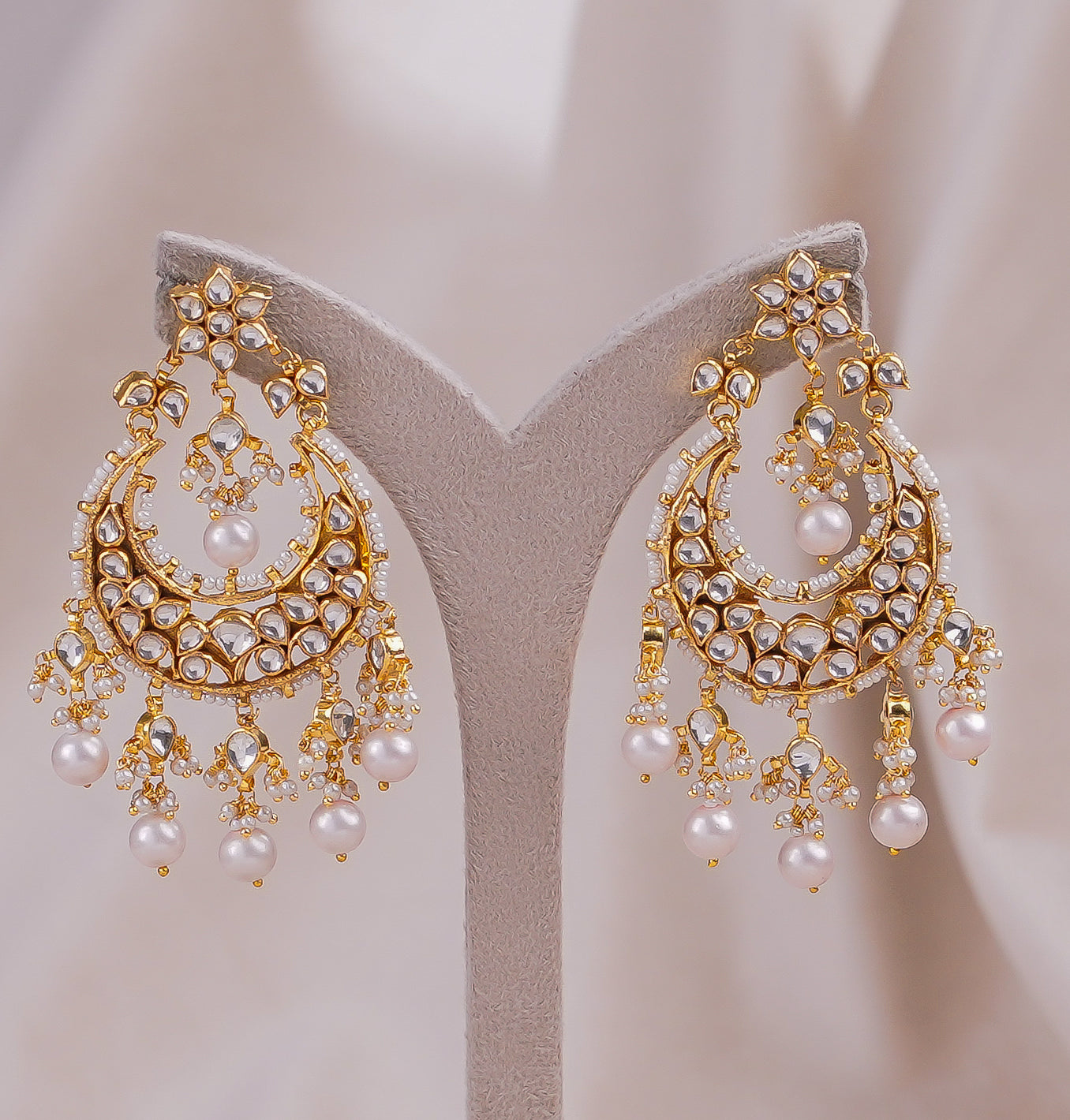 Jadtar Earrings(JA-ER-04-W)