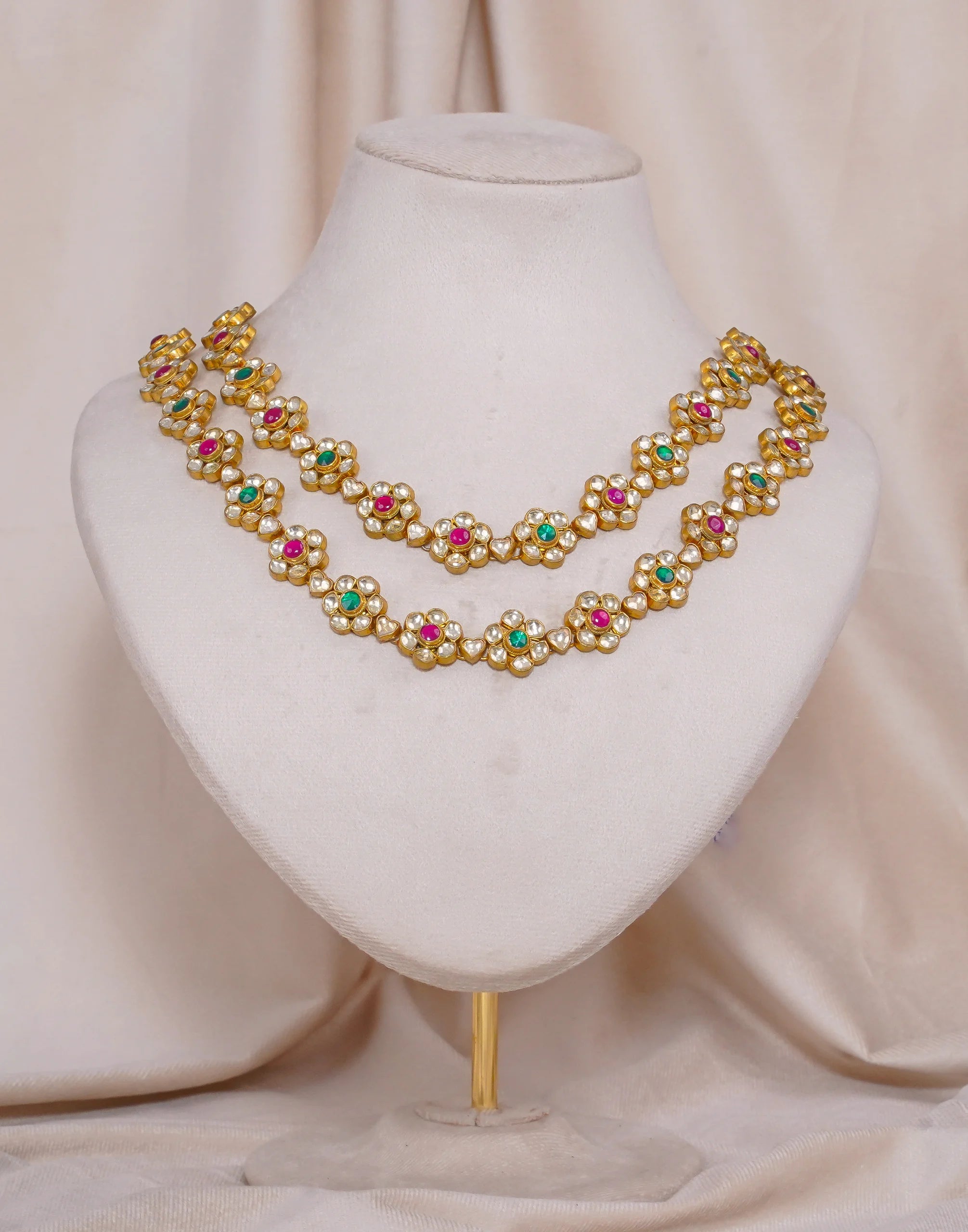 JADTAR FLOWER NECKLACE (JA-NK-20-M)