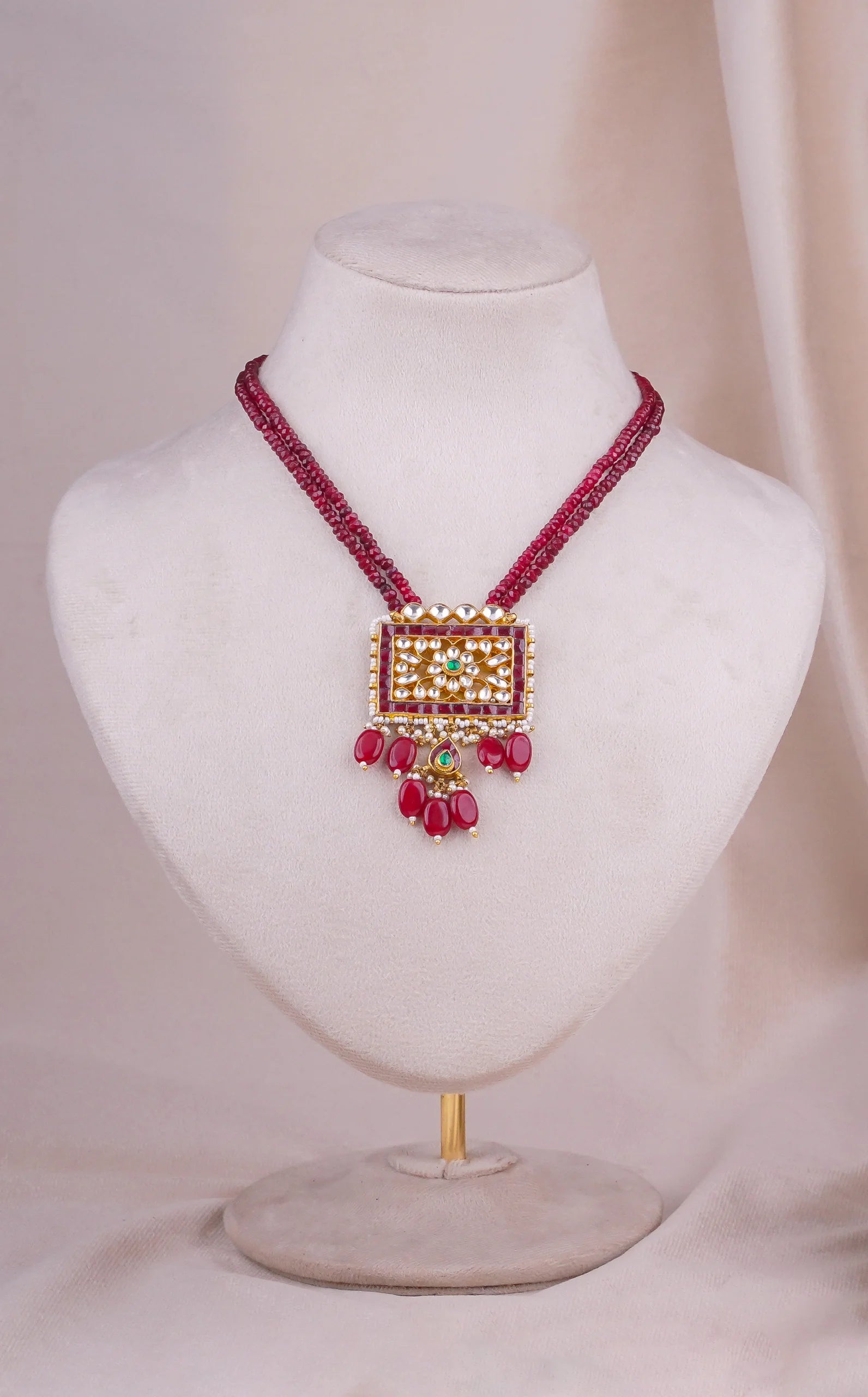 Jadtar Square Pendant (JA-PD-01-M)