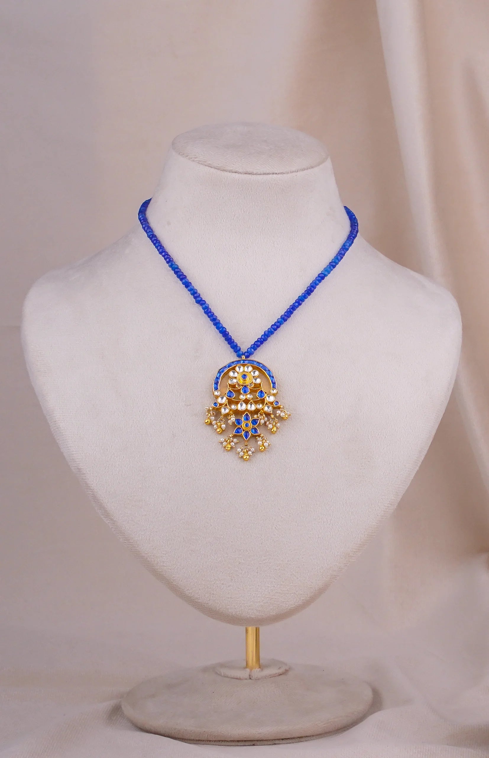 Jadtar Half Moon Pendant (JA-PD-04-B)