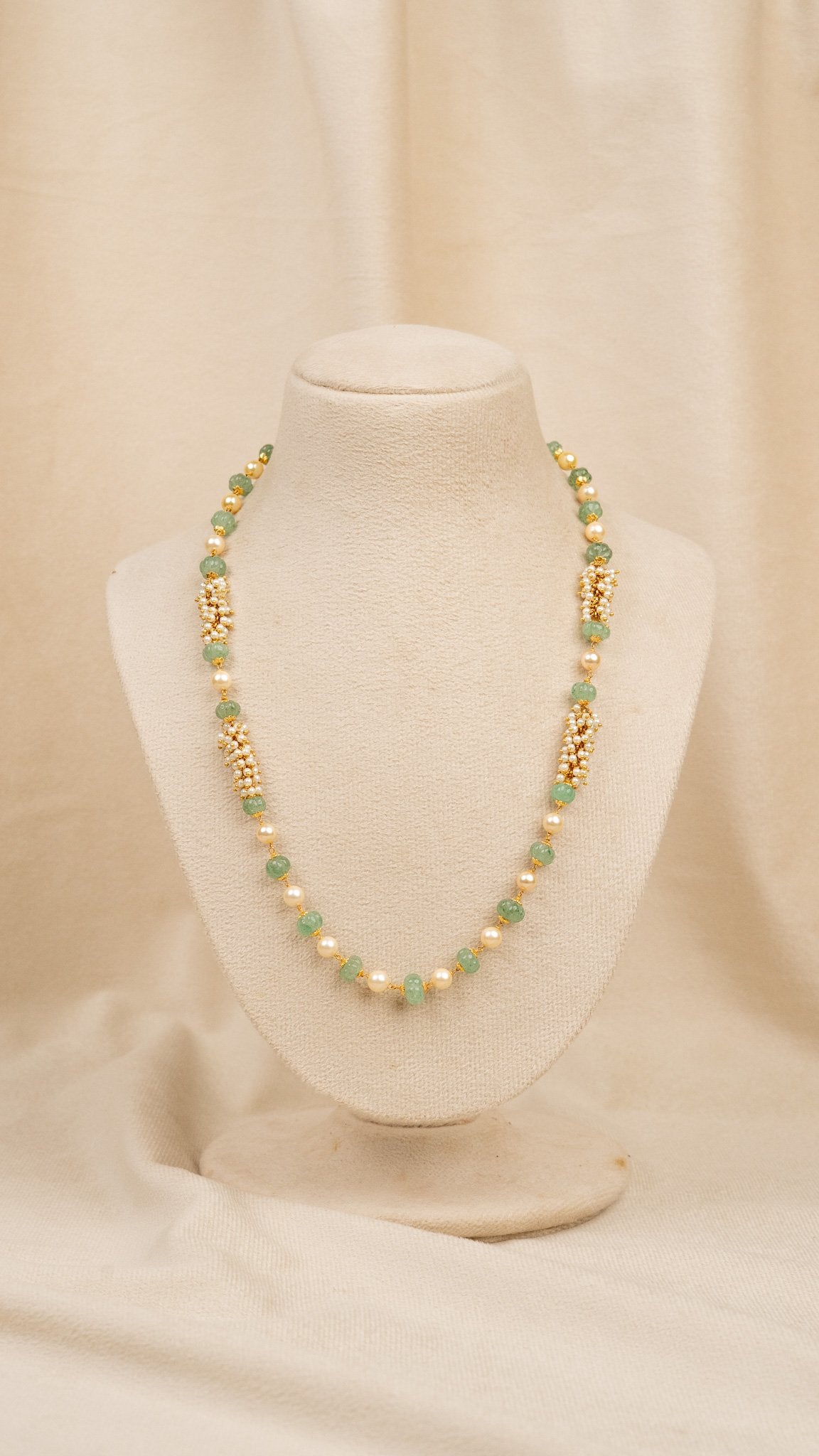 Triple Layer Pearl Mala (MO-MA-02)