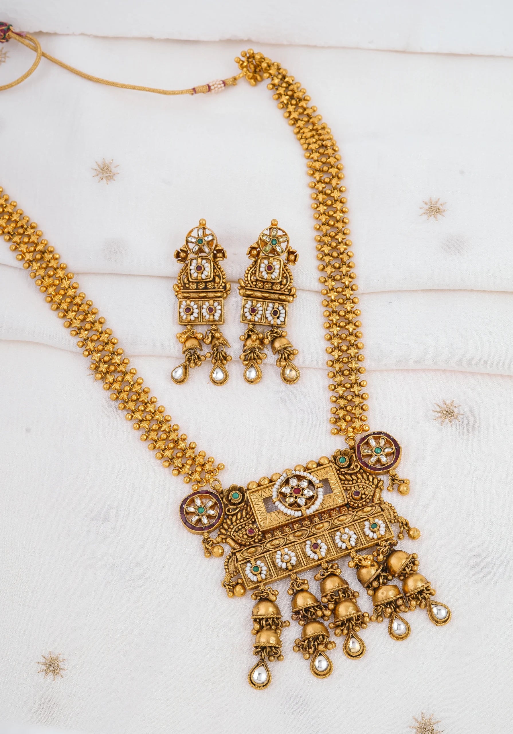 Antique Jaislmeri Long Set (AN-NK-22-M)