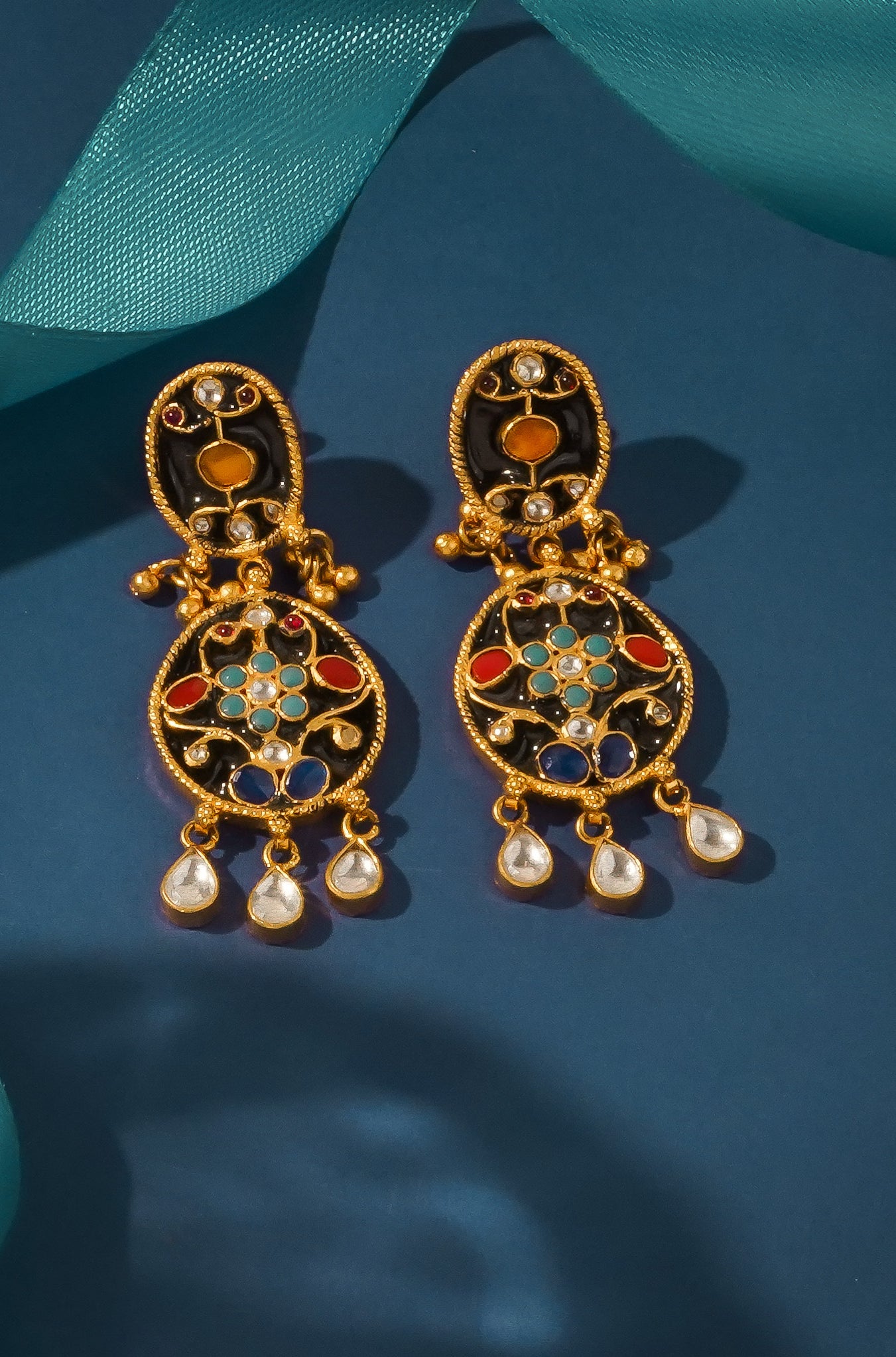 Antique Minakari Necklace (AN-NK-35-BL)