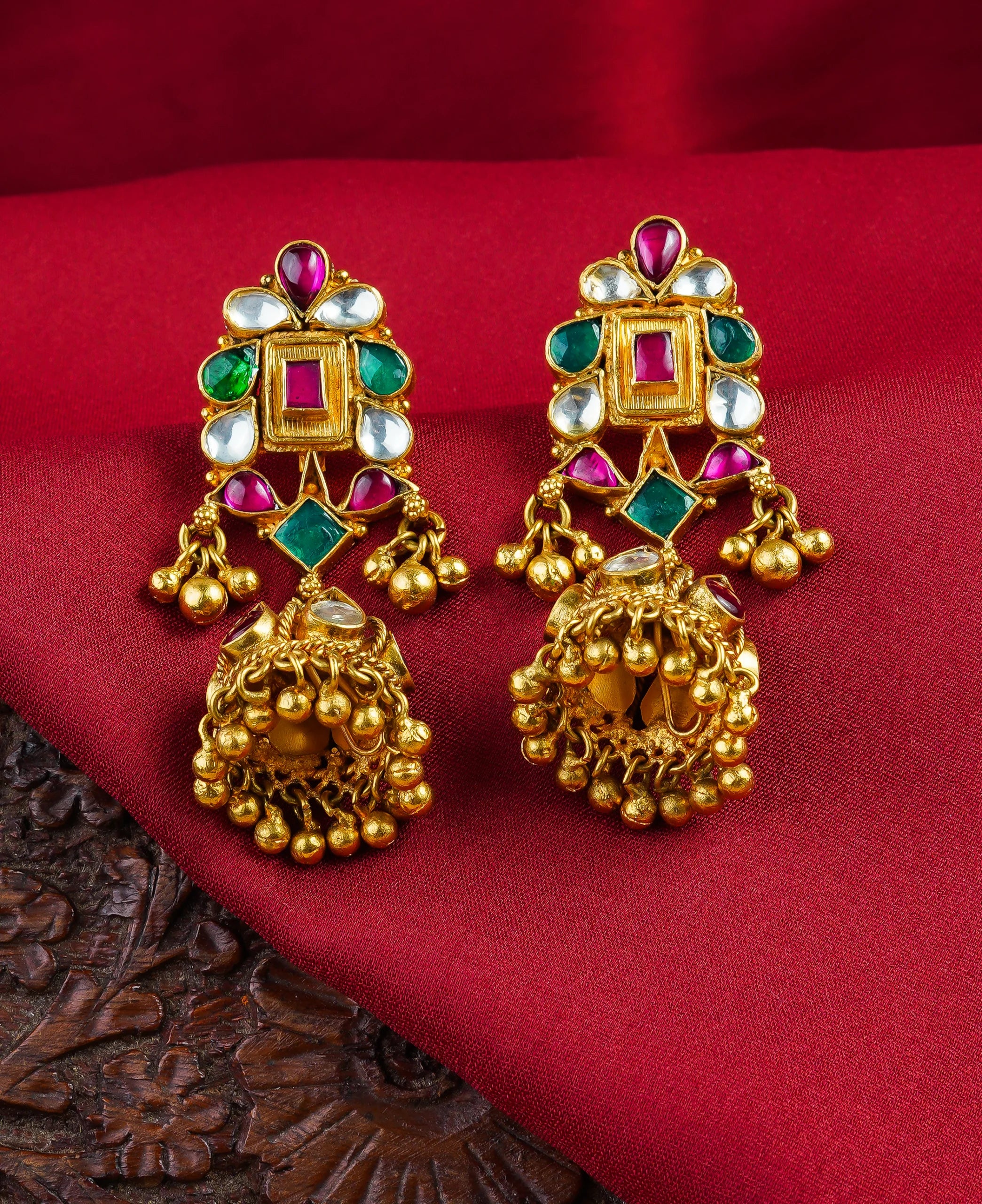 Antique Heerakanthi Squre Necklace (AN-NK-16-M)