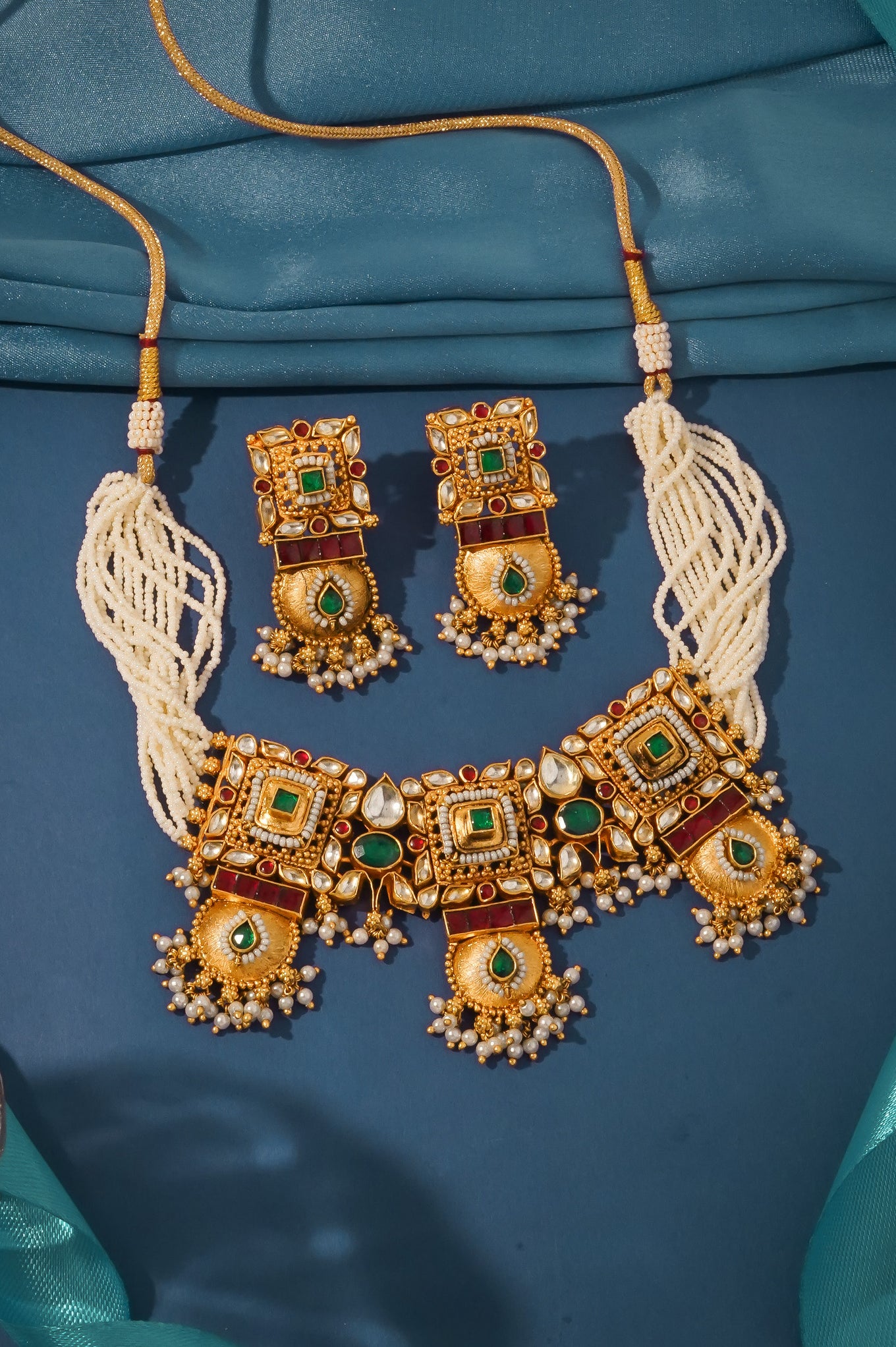 Antique Moti Necklace (AN-NK-43-M)