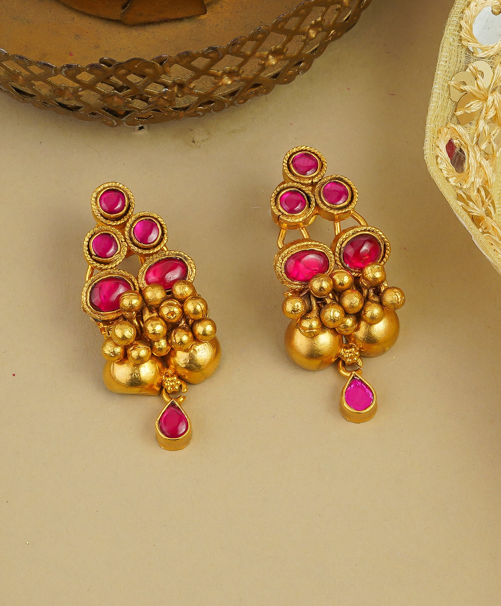Antique Googri Necklace (AN-NK-21-R)