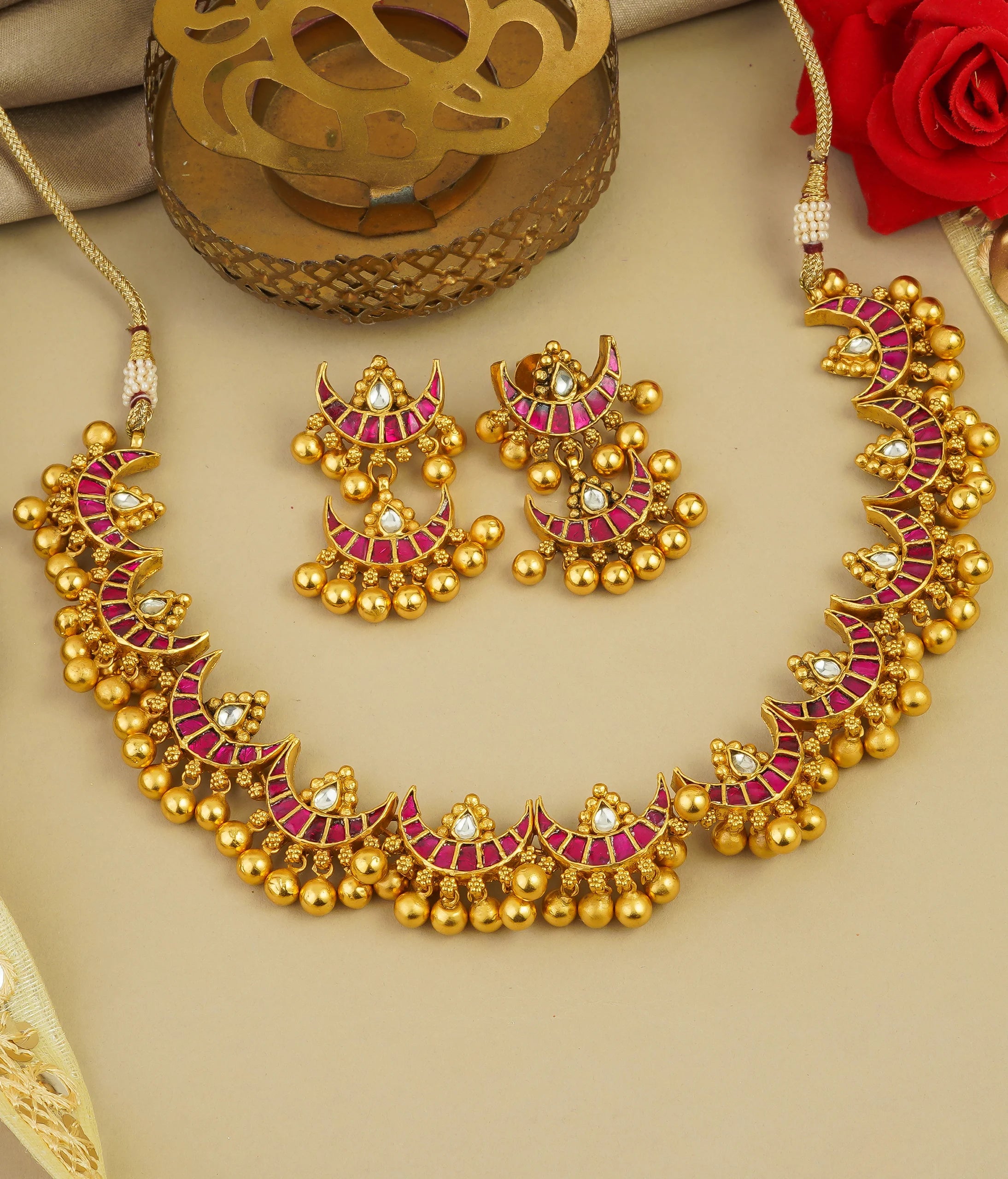 Antique Chand Necklace (AN-NK-19-R)