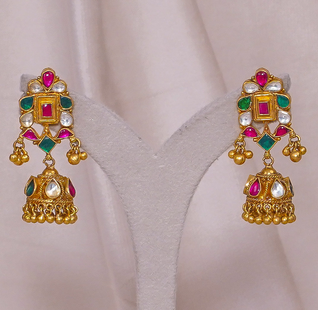 Antique Heerakanthi Squre Necklace (AN-NK-16-M)