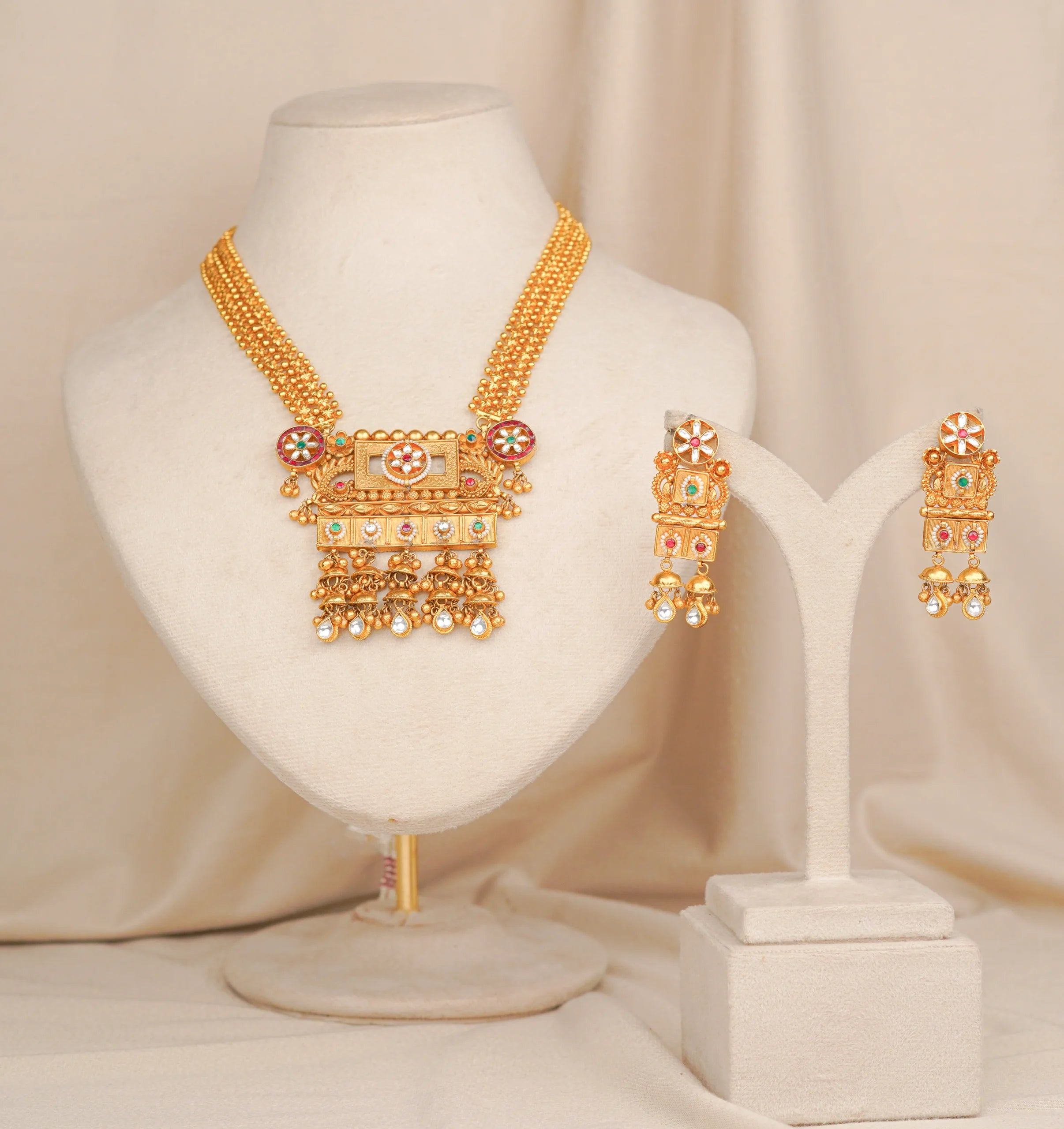 Antique Jaislmeri Long Set (AN-NK-22-M)