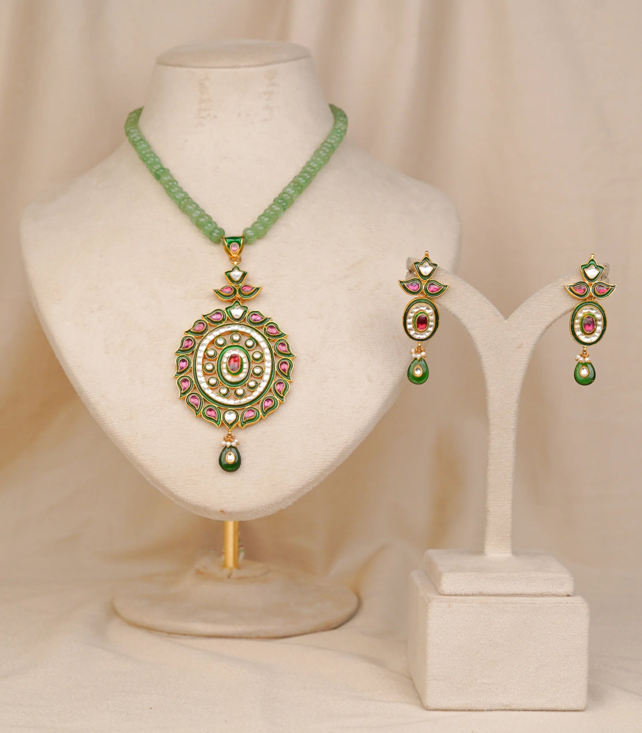 Antique Meenakari Necklace (AN-NK-64-M)
