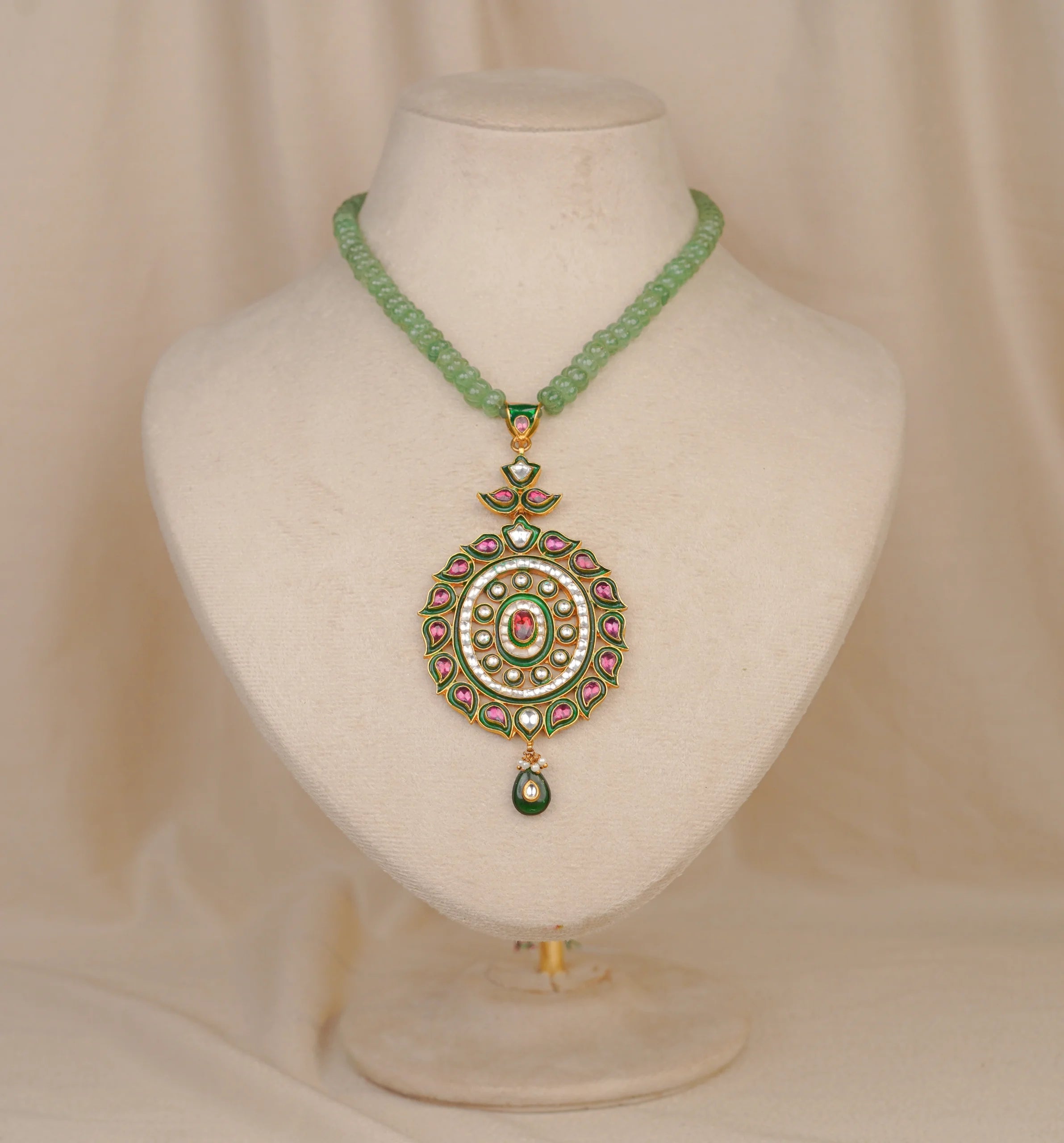 Antique Meenakari Necklace (AN-NK-64-M)