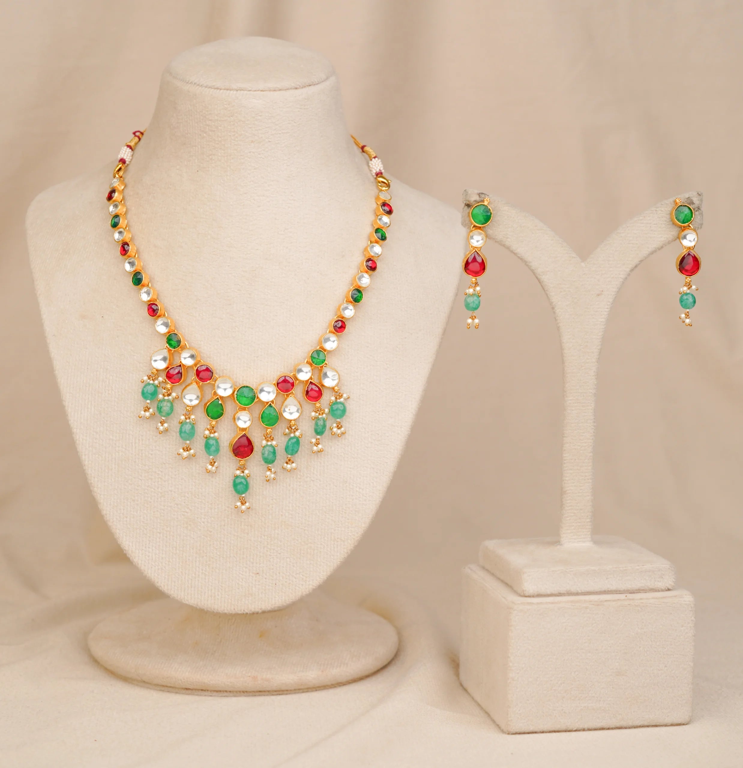 Jadtar Half Necklace (JA-NK-27)