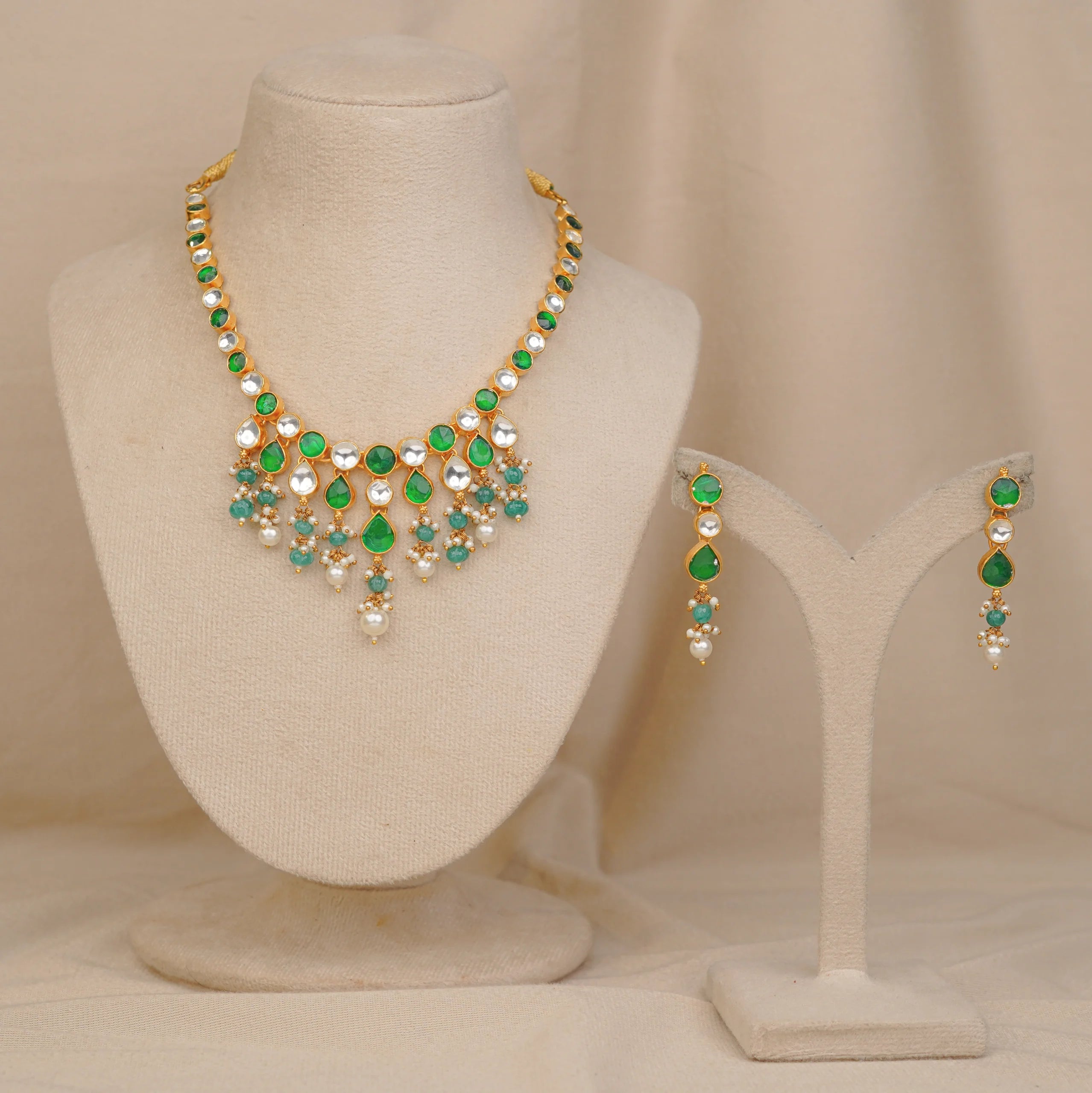 Jadtar Half Necklace (JA-NK-27)