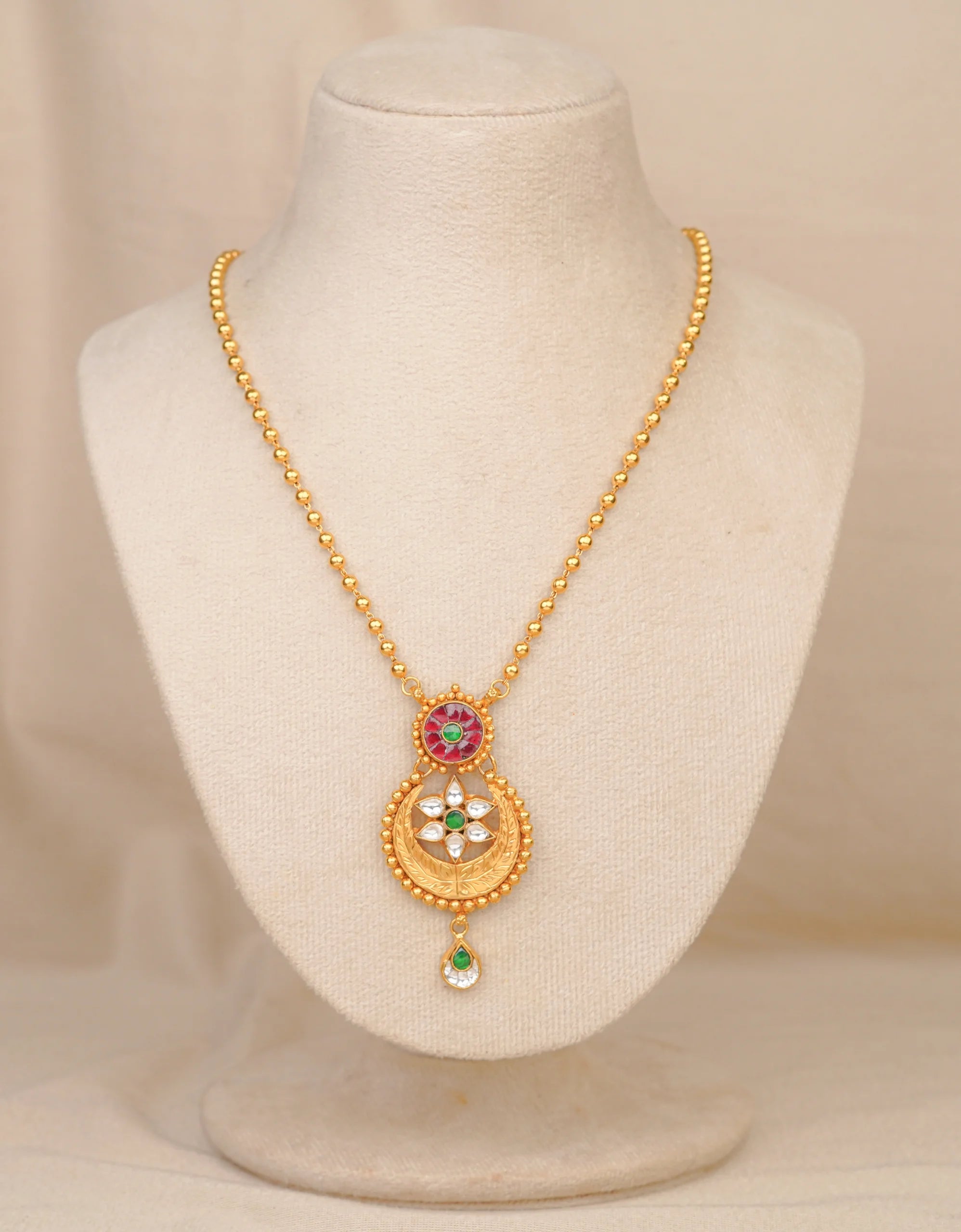 Antique Nakshi Pan Pendant (AN-PD-21)
