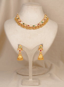 Antique Heerakanthi Necklace (AN-NK-15-M)