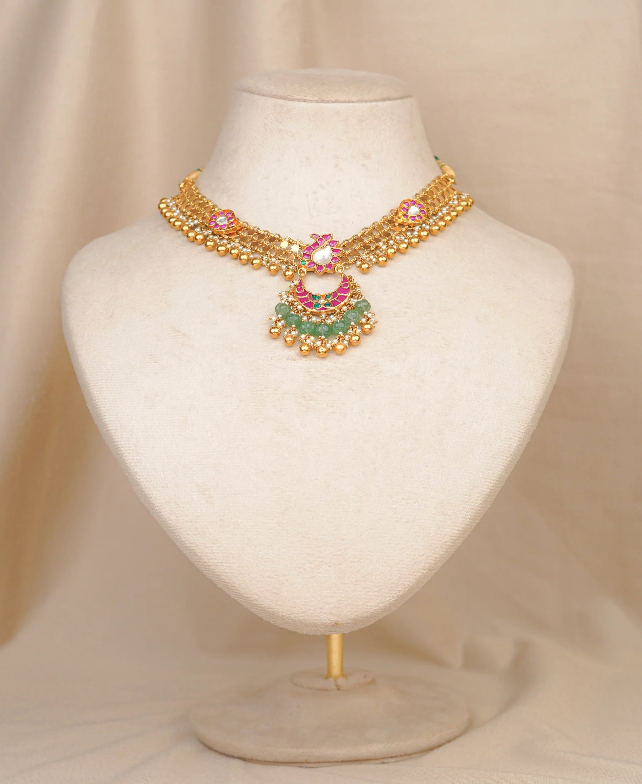 Antique Mor Chand Necklace(AN-NK-61-M)
