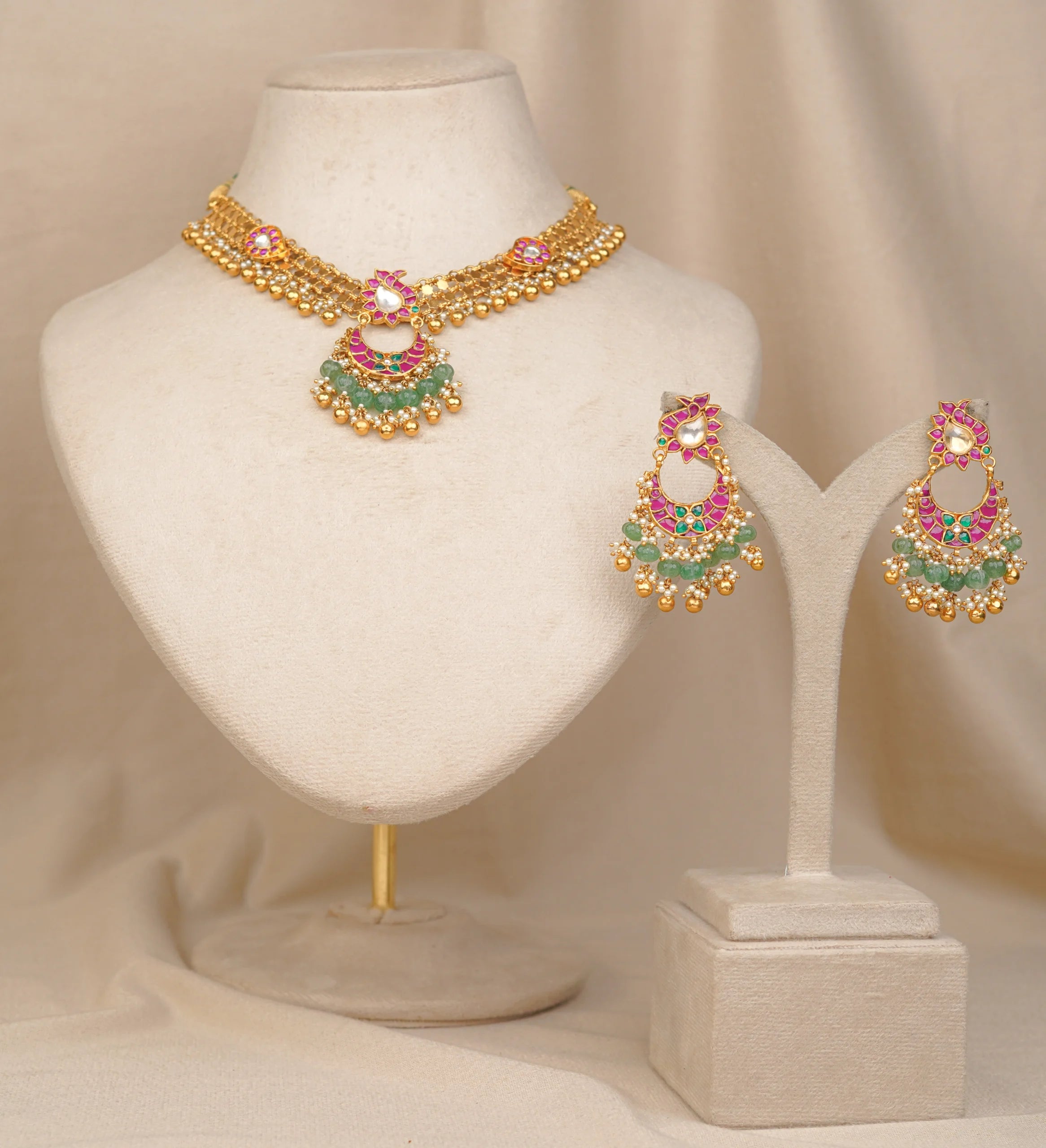 Antique Mor Chand Necklace(AN-NK-61-M)