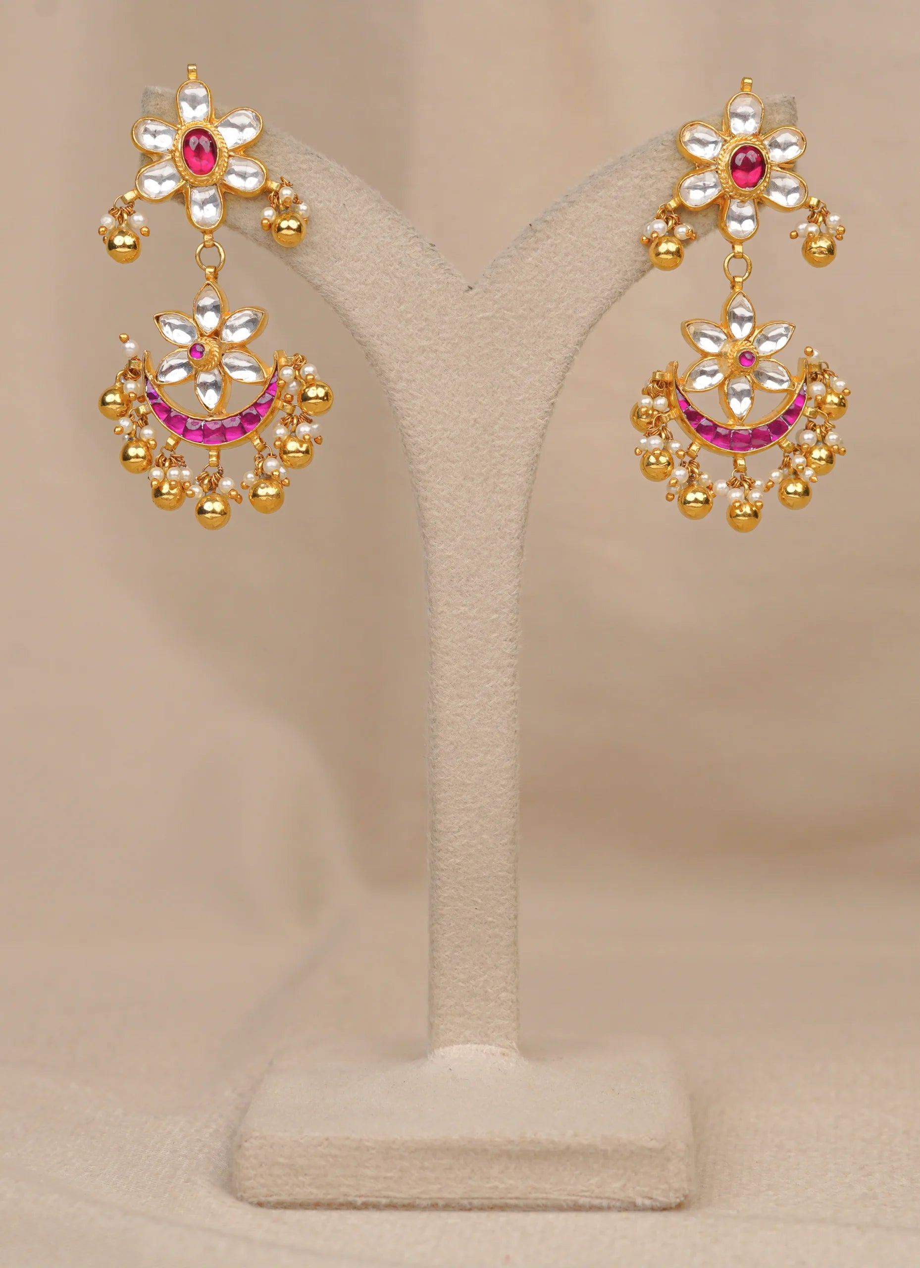 Moti Flower Necklace(MO-NK-12)