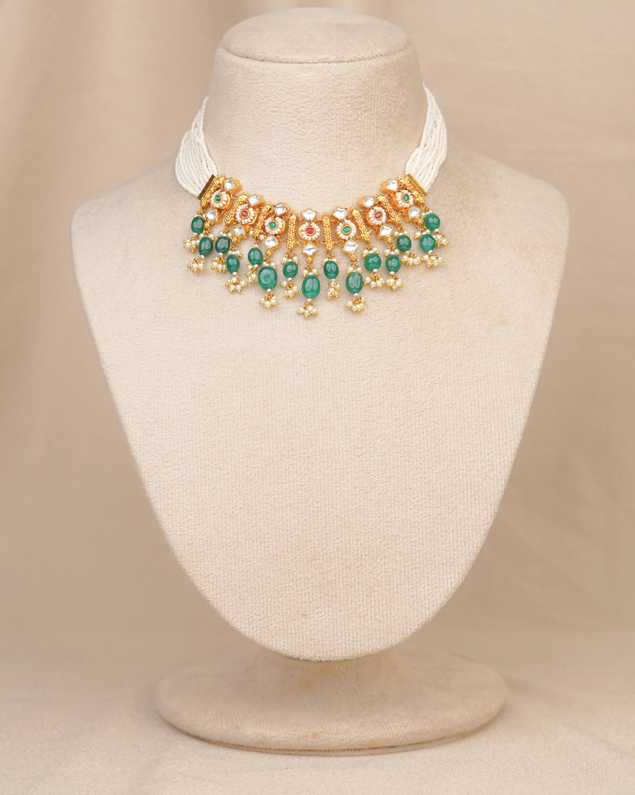 Moti Choker Necklace(MO-NK-07)
