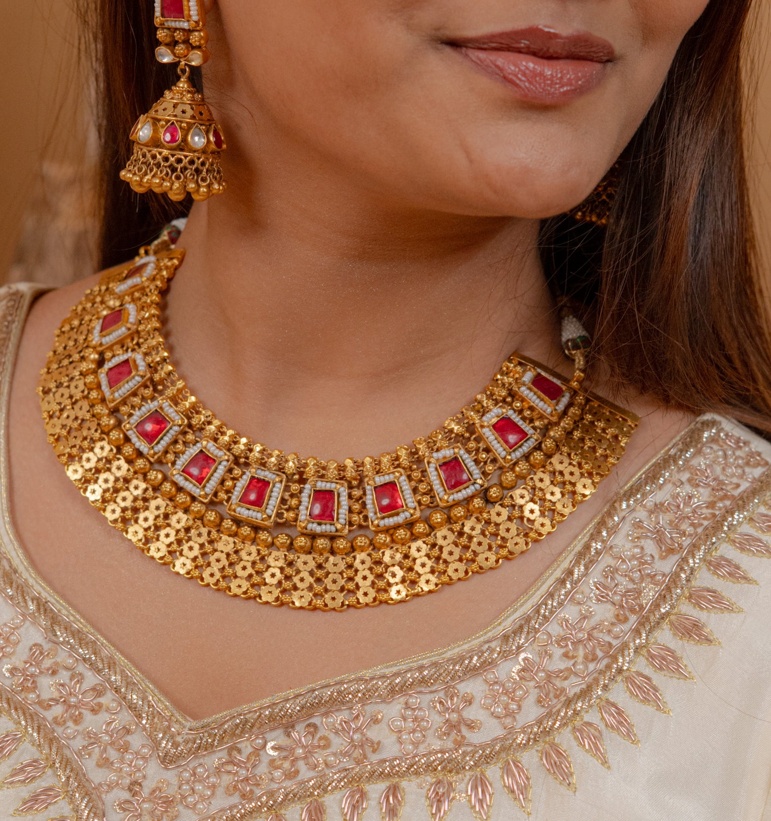 Antique Zaalar Necklace (AN-NK-20-RE)