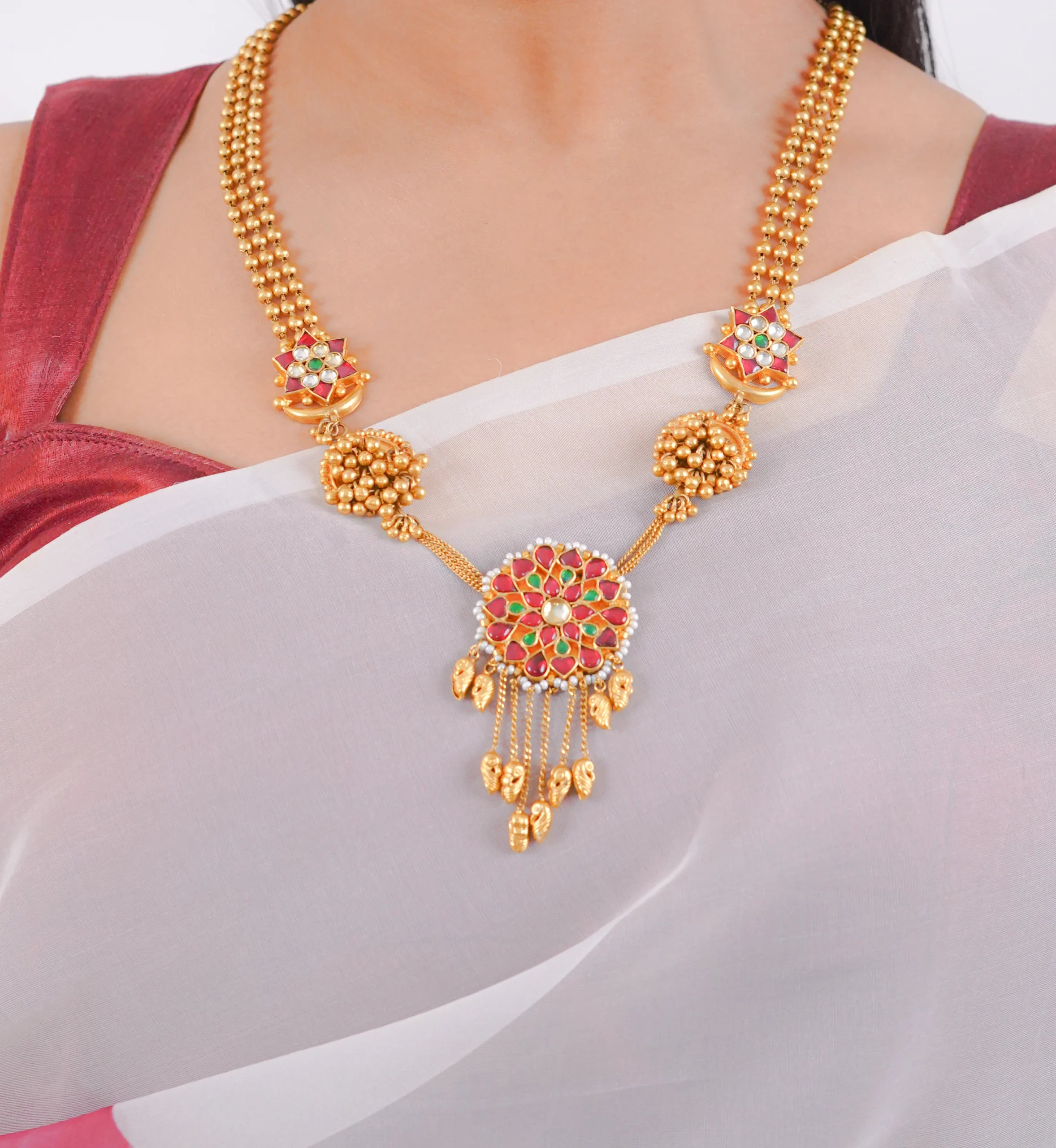 Antique Boat Necklace (AN-NK-40-M)