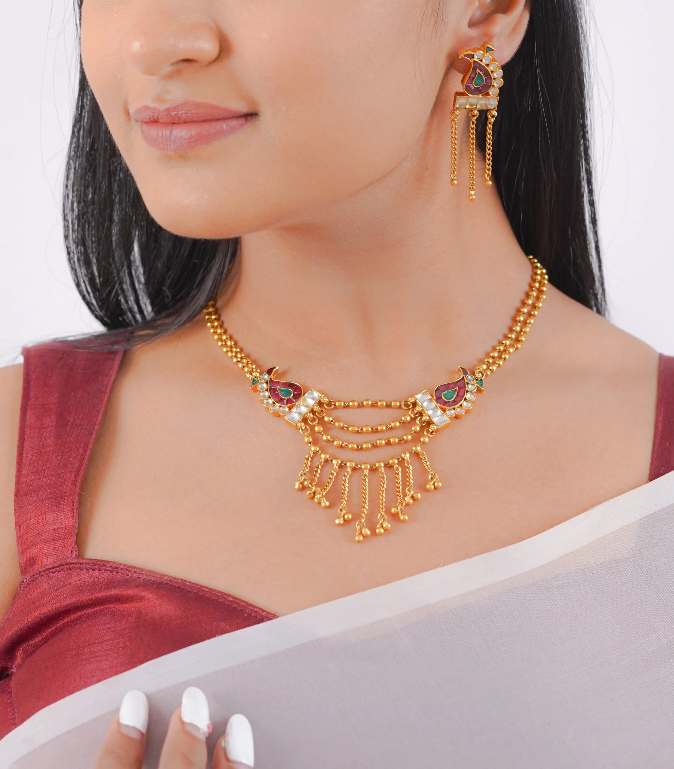 Antique Chapla Necklace (AN-NK-57-M)