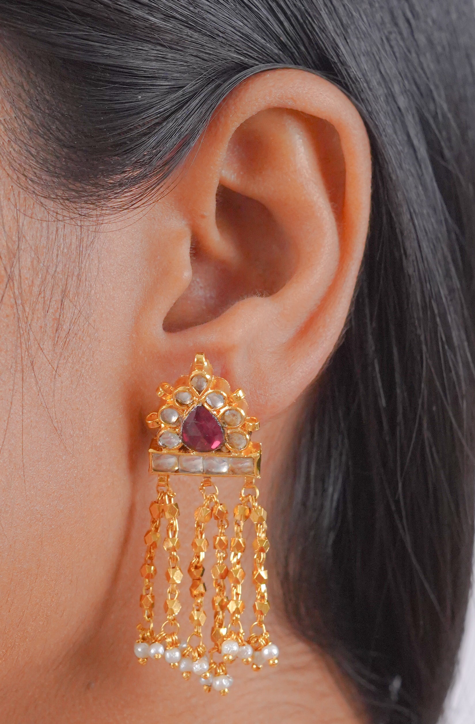 Antique Hira Kanthi Necklace(AN-NK-50-M)