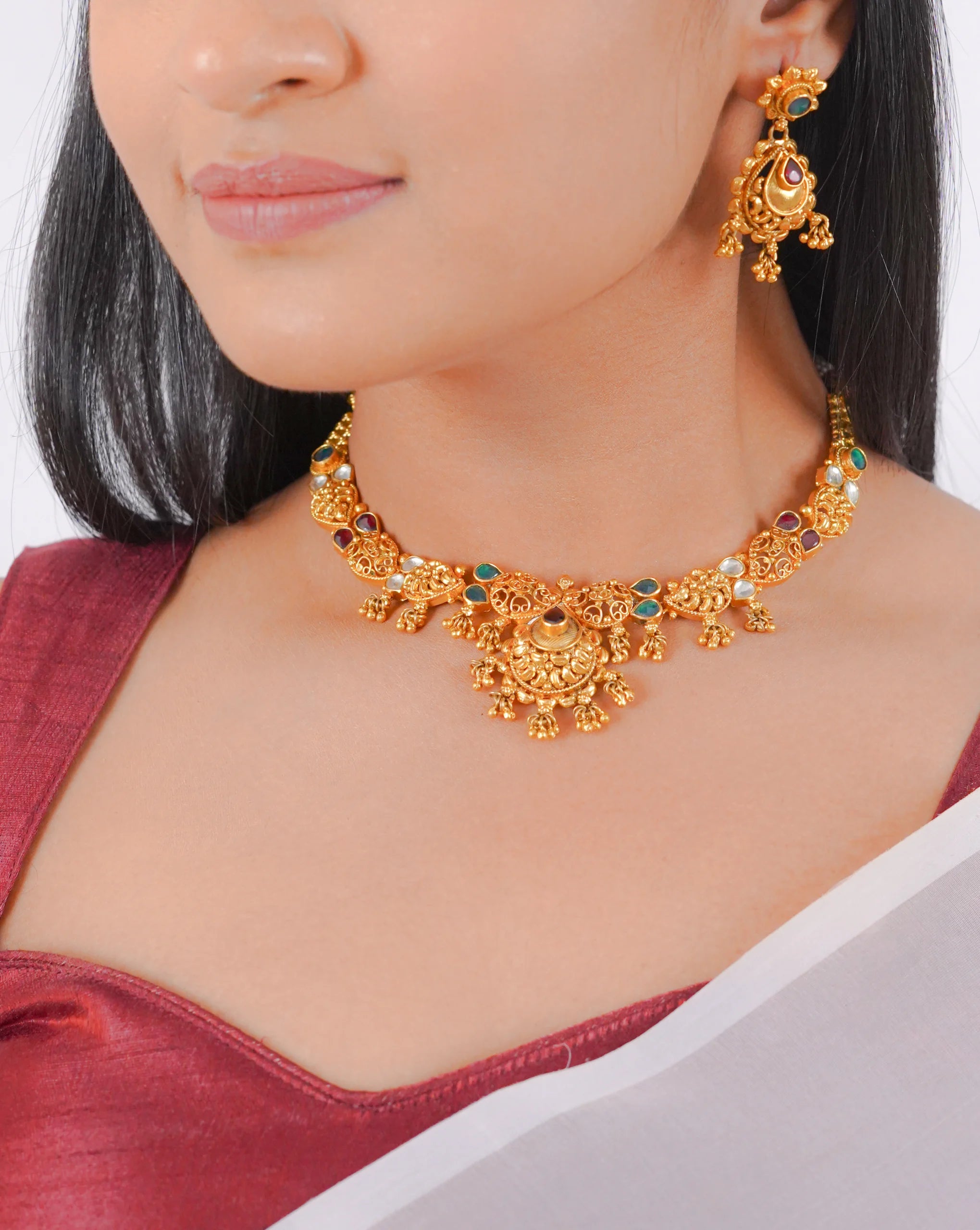 Antique Delicate Necklace (AN-NK-31-M)