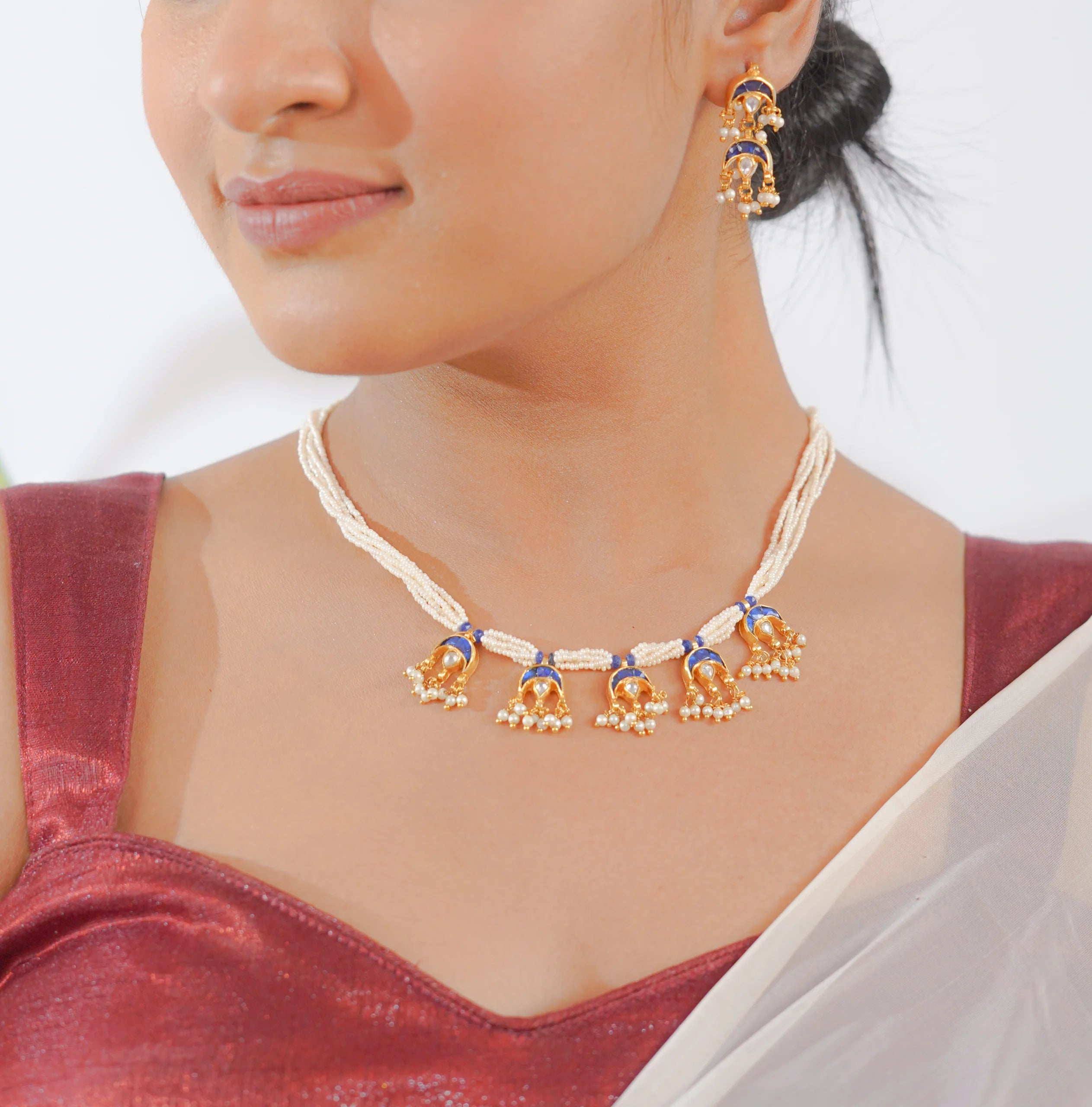Moti Pandi Necklace (MO-NK-04-B)