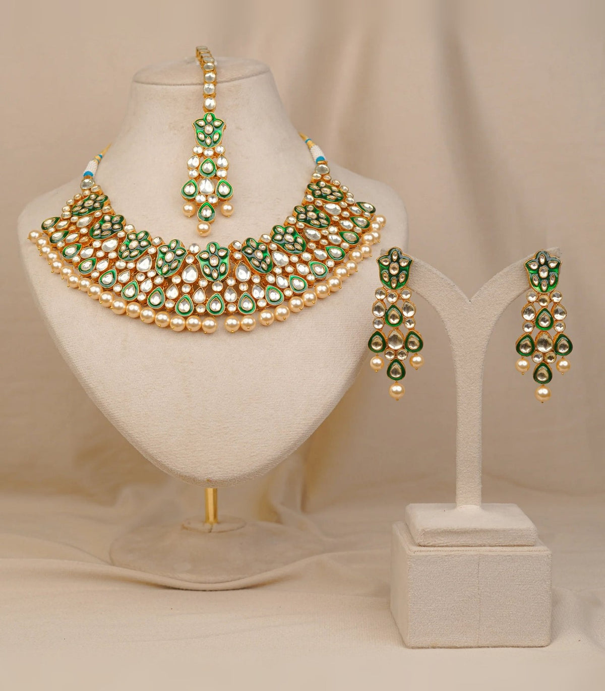 Jadtar Dulhan Necklace - jadtar kundan necklace in 1 gram gold forming by Dev Jewellers, view 1