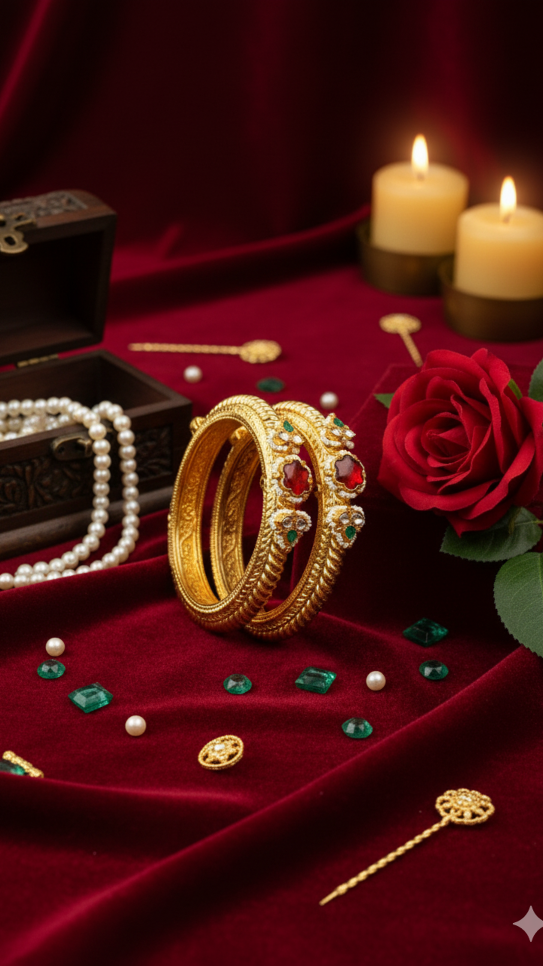 Antique Indoori Bangles (AN-BA-05-M)