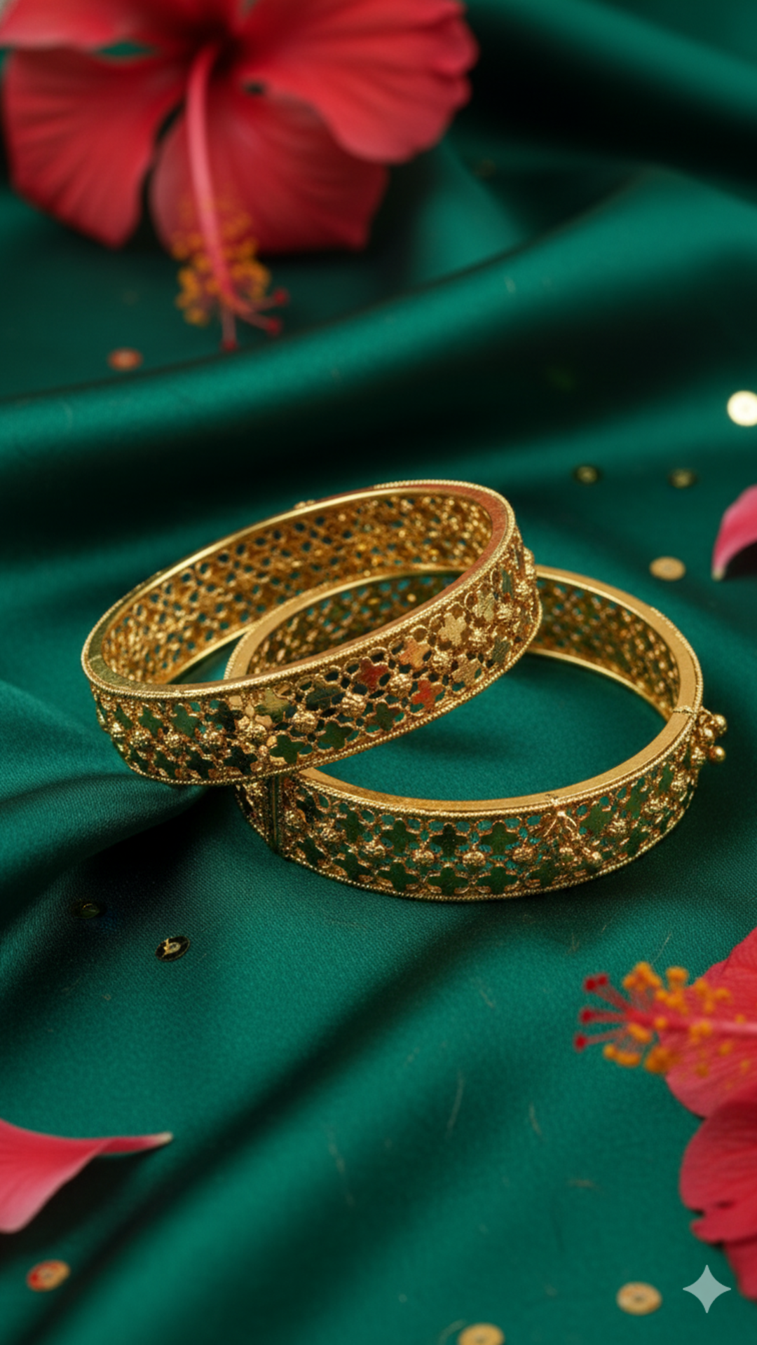 Antique Chandan Bangles (AN-BA-06-G)