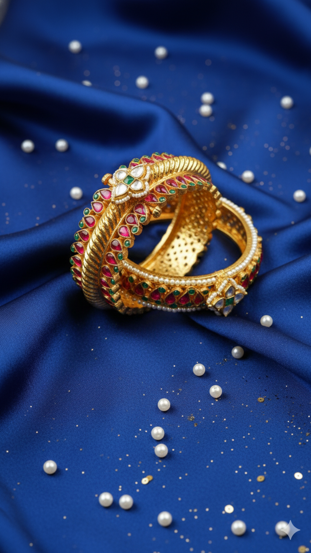 Antique Bajaria Bangles (AN-BA-07-G)