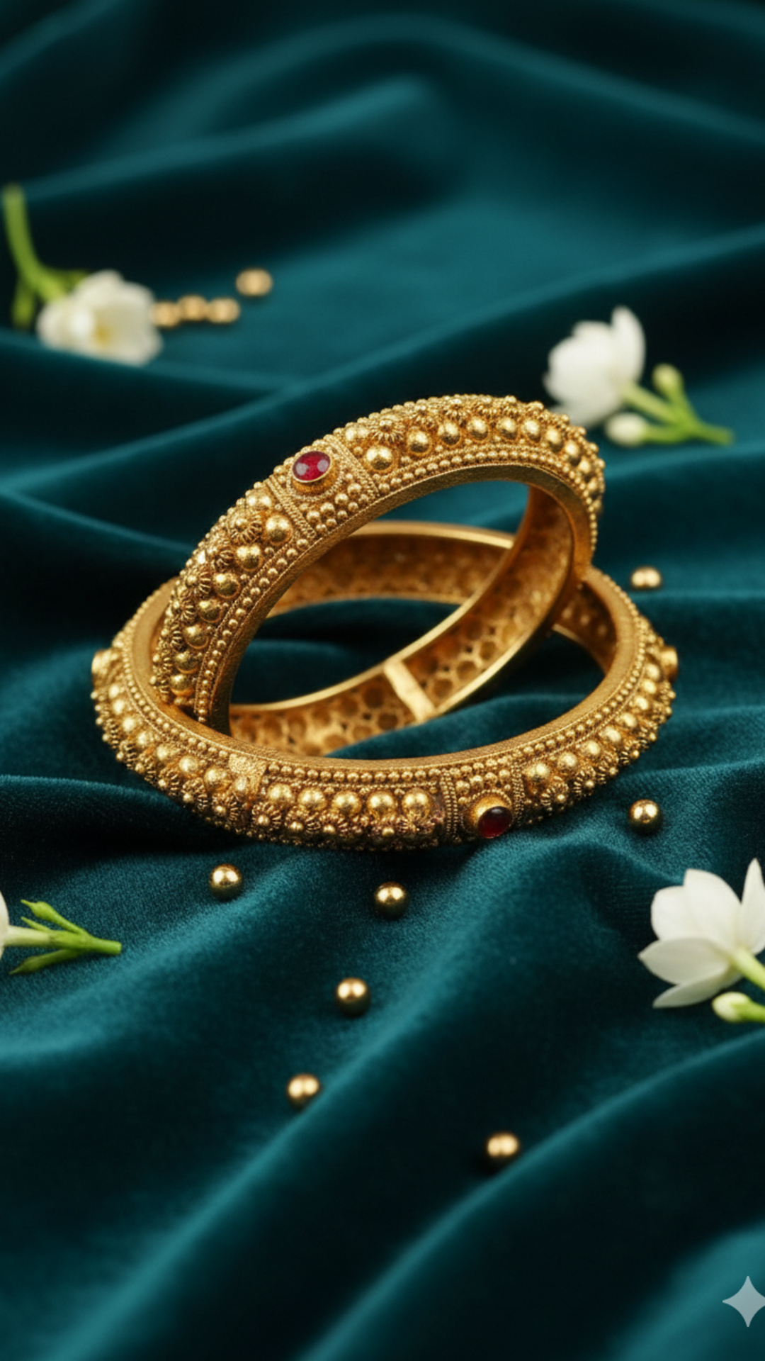 Antique Mogra Bangles (AN-BA-11-M)